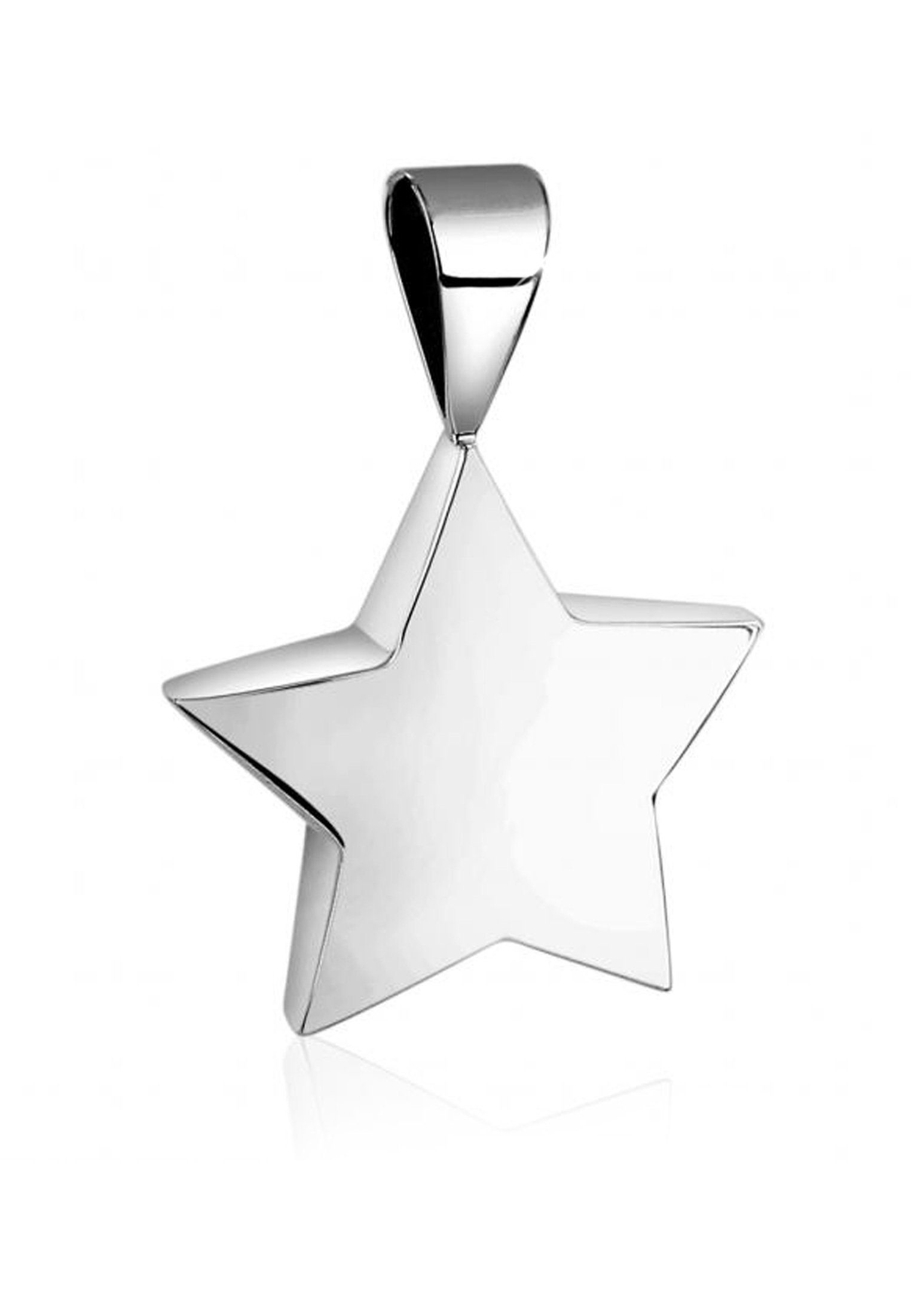Nenalina Kettenanhänger Stern Star Astro Basic Trend Symbol 925 Silber