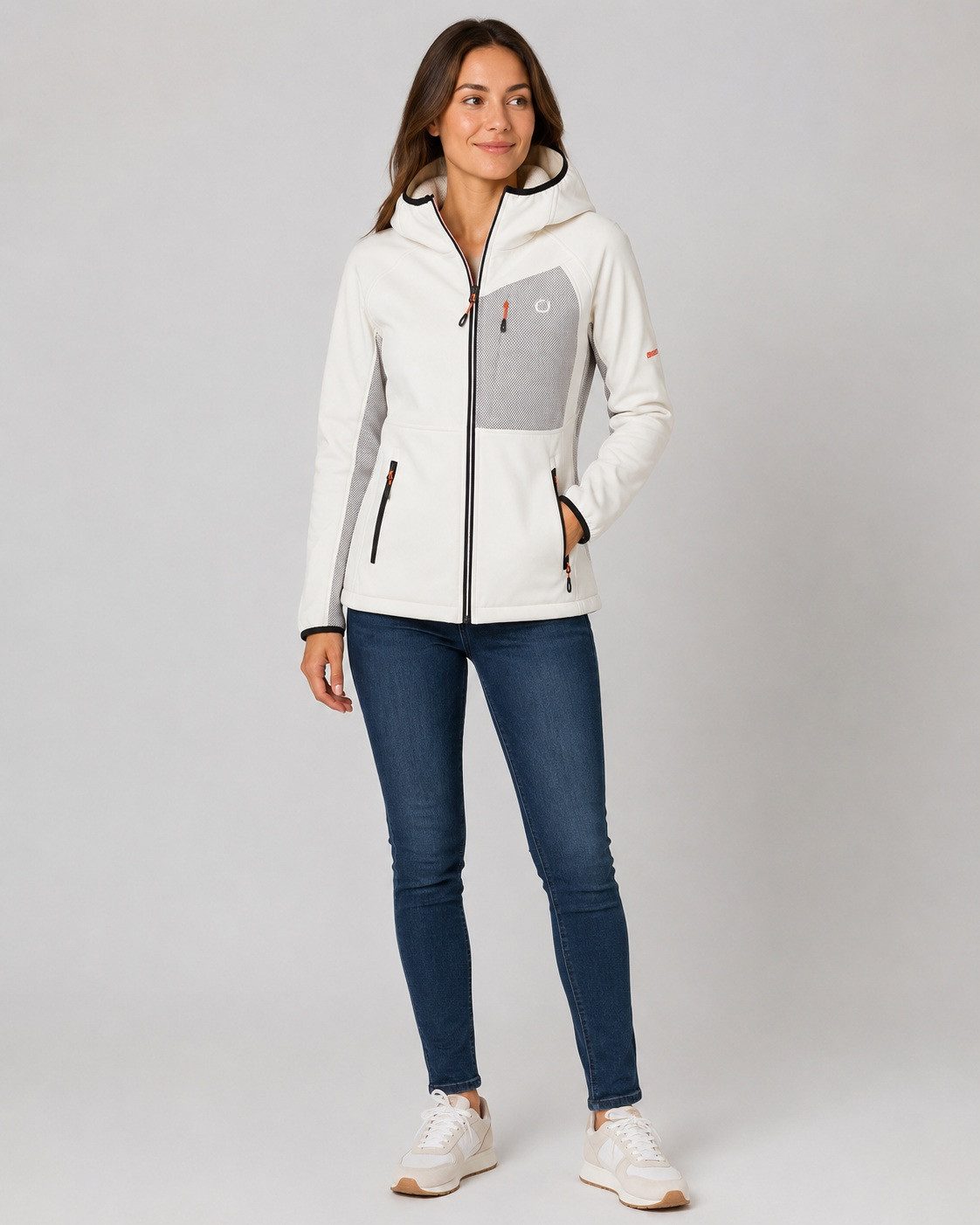 LPO Funktionsjacke PIARA Damen Softshelljacke Outdoorjacke CS angeschnittene Kapuze