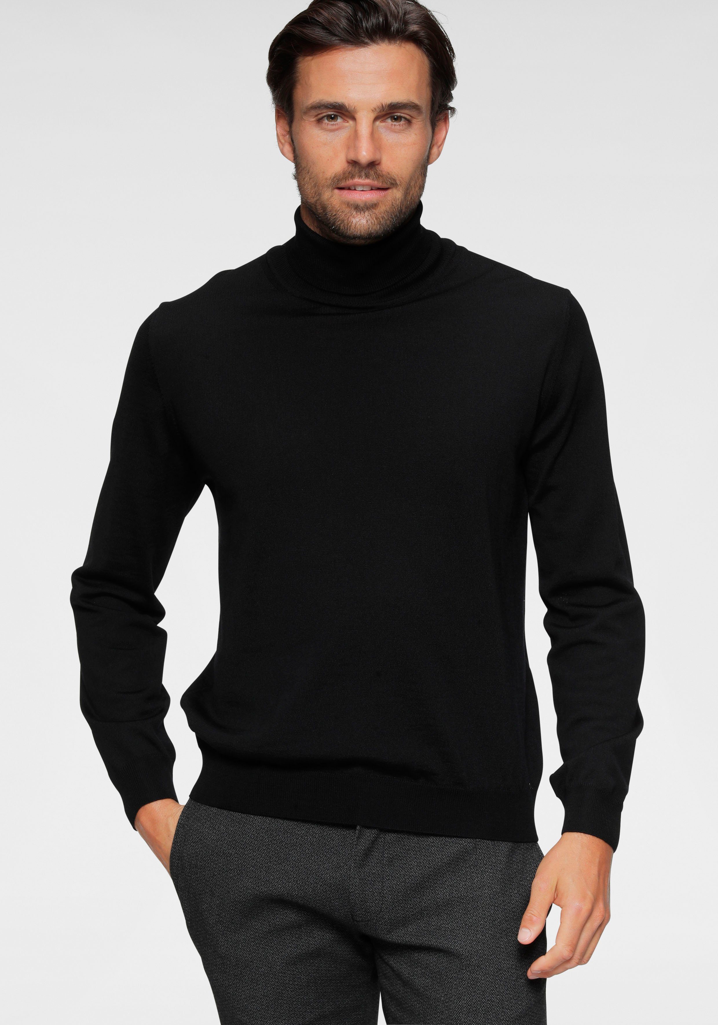 Schwarze Herren Rollkragenpullover online kaufen | OTTO