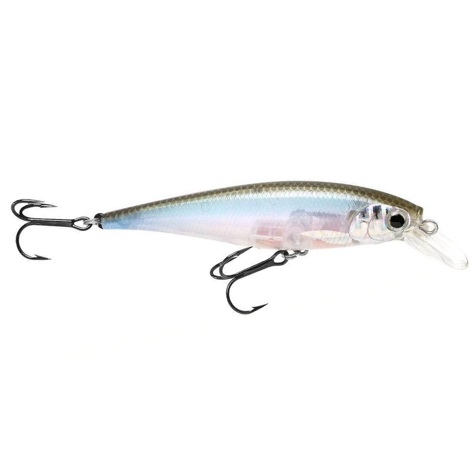 Lucky Craft Kunstköder, Lucky Craft Pointer 128 SP Silver Cheek Ghost Minnow Wobbler