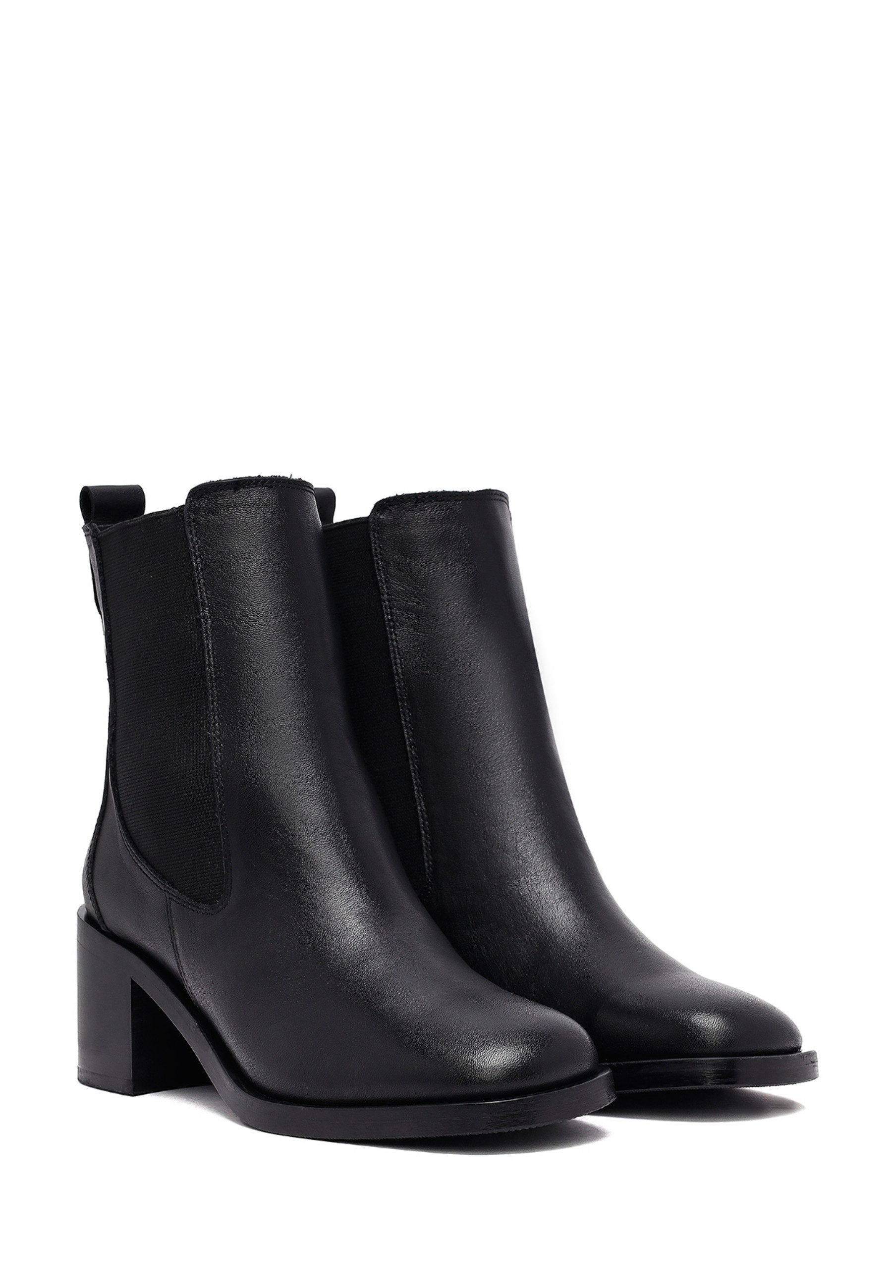 Derimod Chelsea-Absatzstiefel aus Leder Chelseaboots