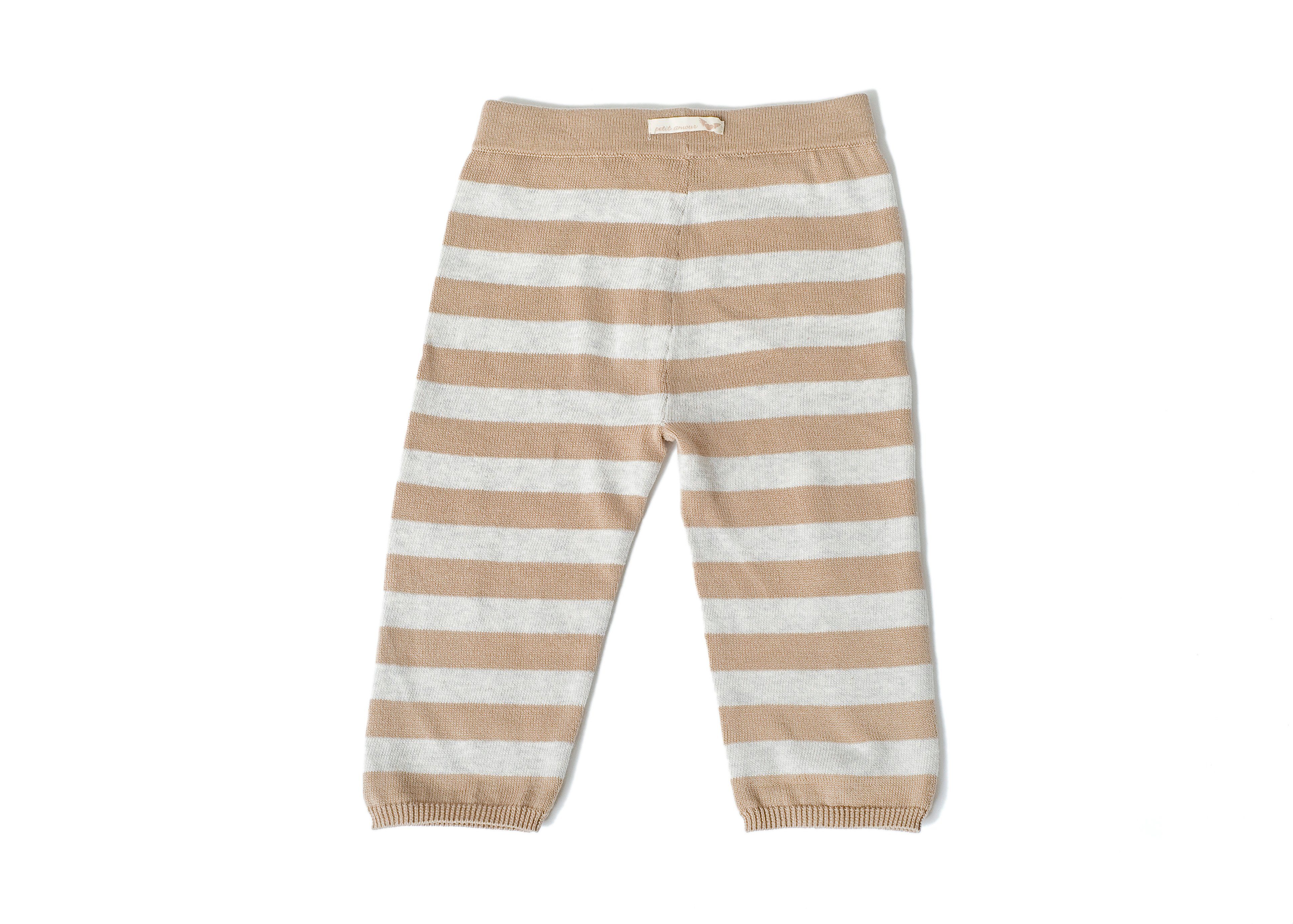 petit amour Strickhose SURI Hose für Babies aus 100% Biobaumwolle (Packung) mit verstellbarem, elastischem Bund innen, Aus Liebe zu den Kleinsten und unserer Zukunft: Babymode nach GOTS zertifiziert.