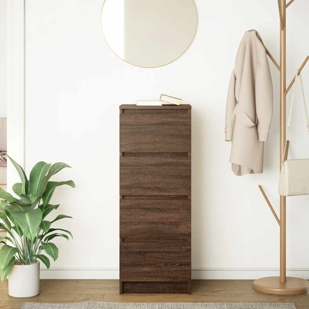 vidaXL Sideboard Sideboard Braun Eichen-Optik 37,5x35x99 günstig online kaufen
