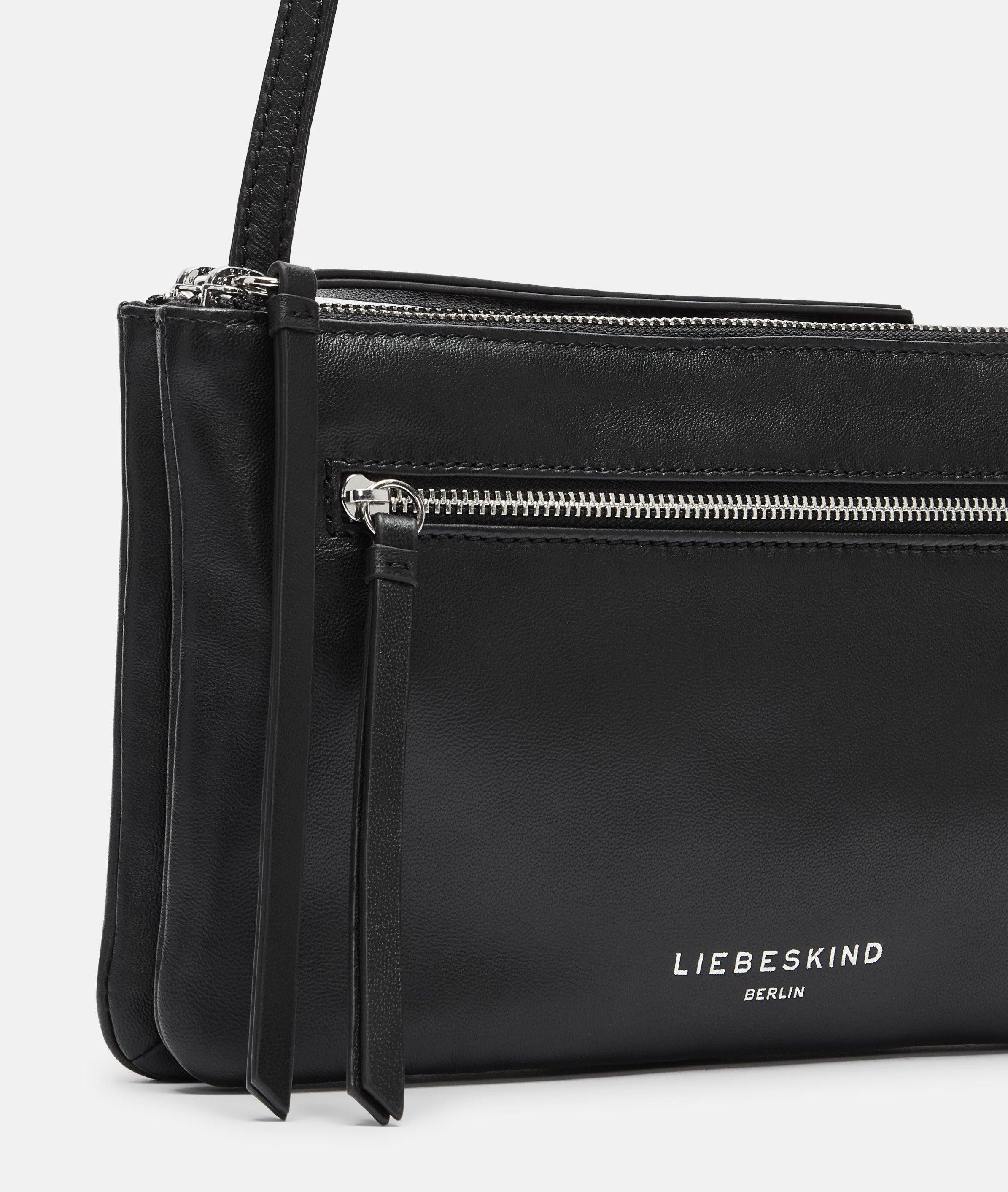 Liebeskind Berlin Umhängetasche Crossbody, Handliche Umhängetasche aus weichem Schafsleder