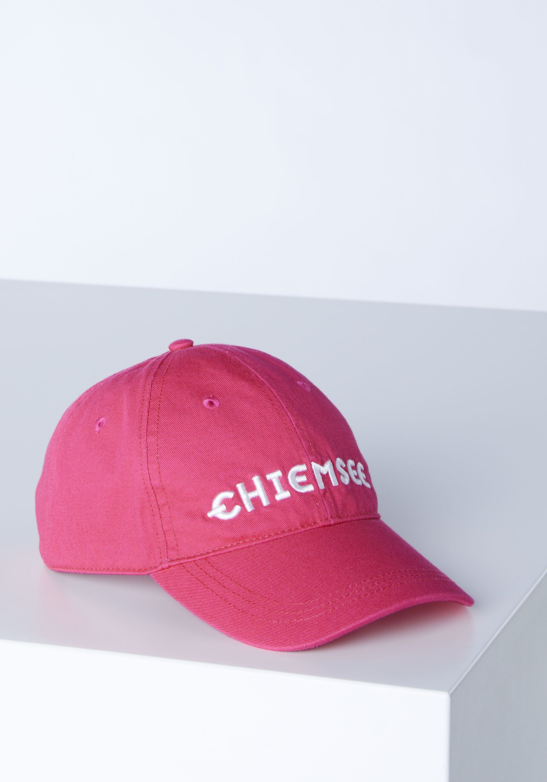 Chiemsee Baseball Raspberry Baumwolle Cap Unisex aus 1 Logo Cap mit