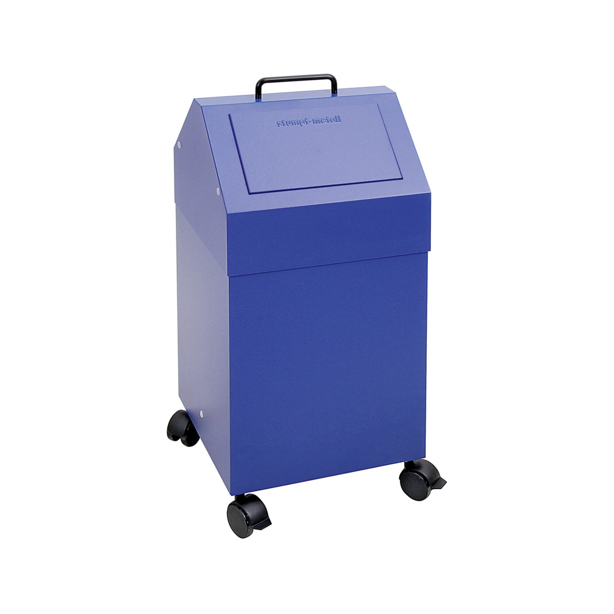 Stumpf Metall GmbH Mülleimer Stumpf Sortsystem 45, fahrbar, RAL 5010/5010, 45 Liter