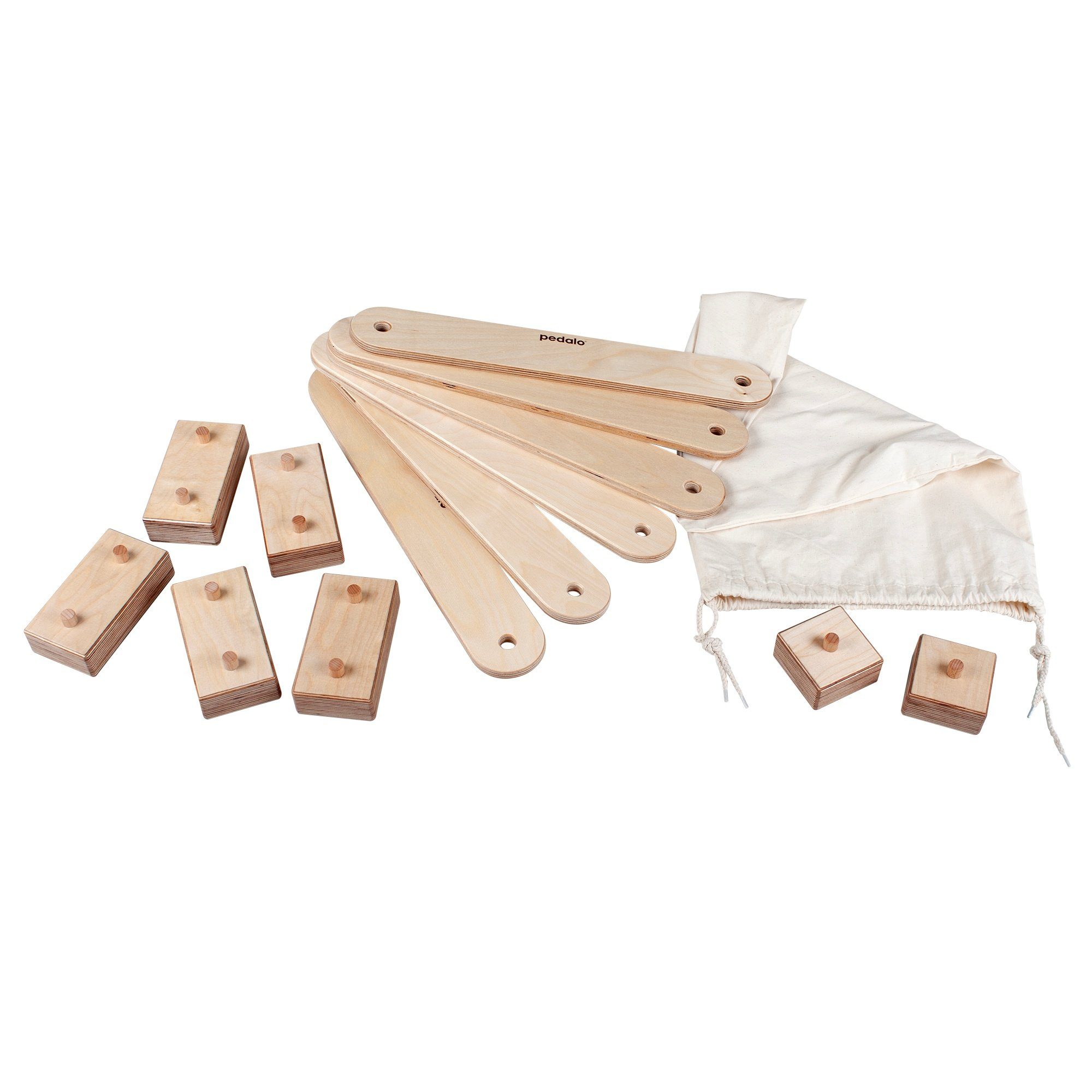 pedalo® Balanceboard Pedalo Balance Pfad, Balance Steg, Gleichgewichtsparcours, Balancierbalken steckbar