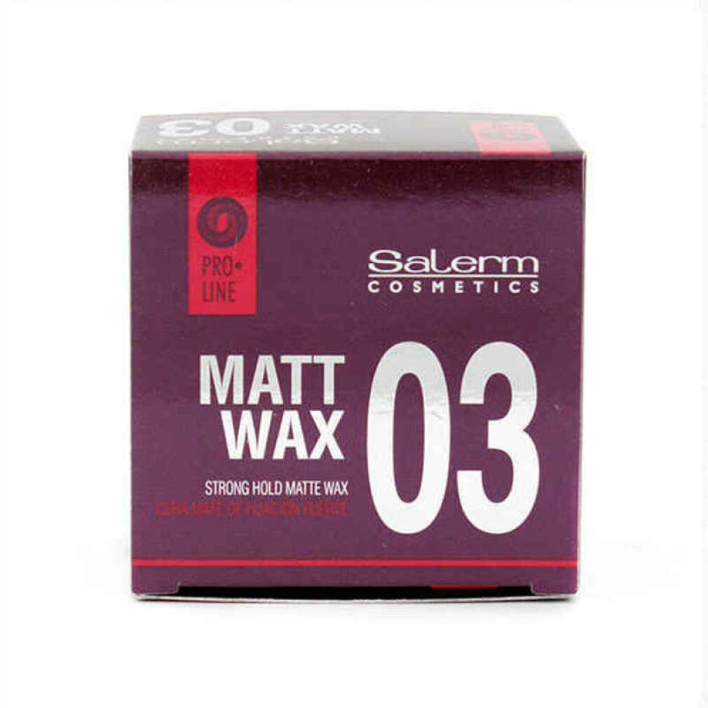 Salerm Modelliercreme Cosmetics Matt Wax Strong Hold Matte Wachs 50g