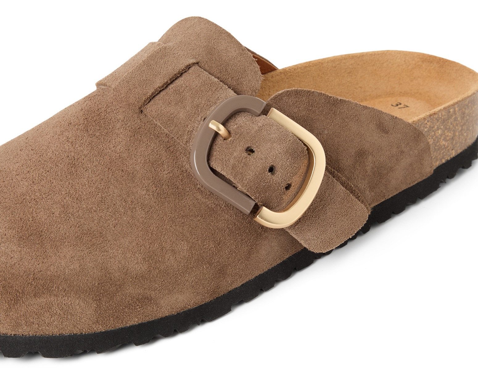 Tamaris Clog, Hausschuh, Schupfschuh, Bequemschuh mit verstellbarer Schnalle