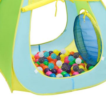 vidaXL Spielzelt Kinderspielzelt mit 350 Bällen Mehrfarbig Kinderzelt