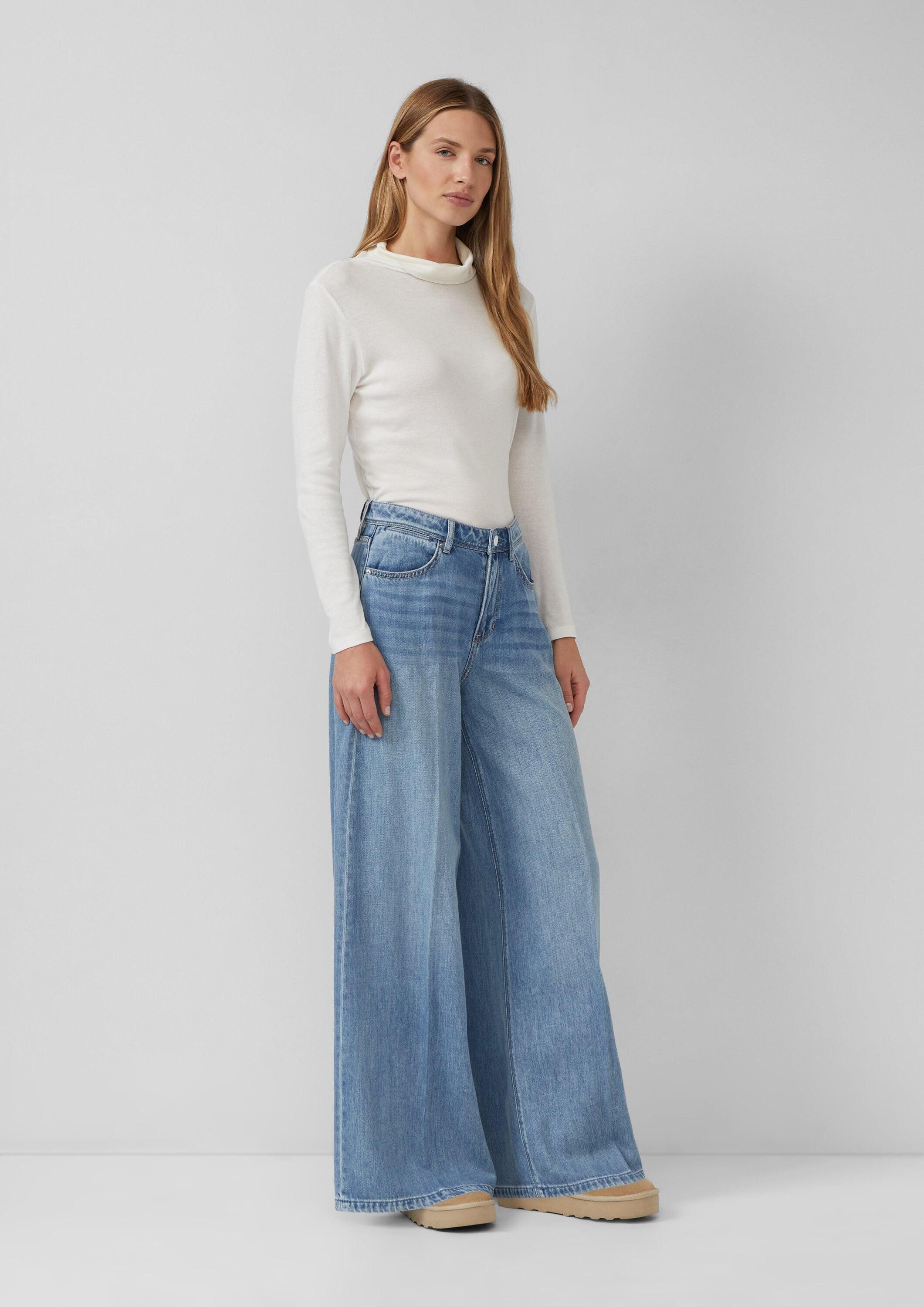s.Oliver Weite Jeans Jeans-Hose Jeans / Regular Fit / High Rise / Extra Wid günstig online kaufen