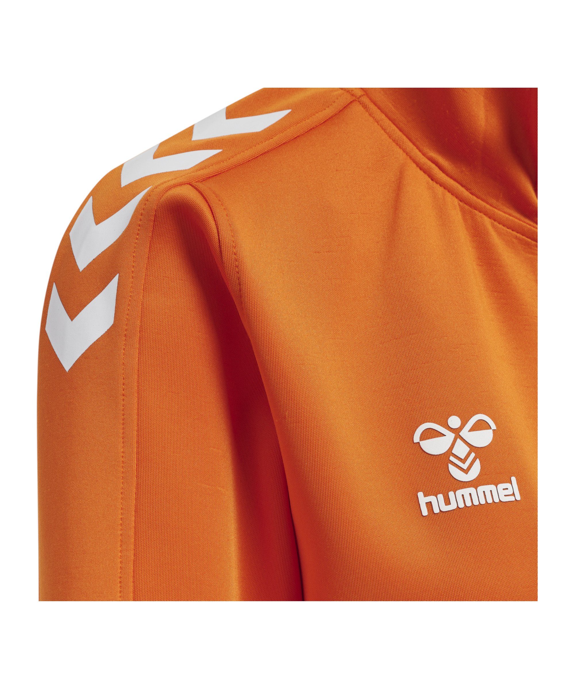 Damen orange Trainingsjacke Trainingsjacke hummel hmlCORE XK