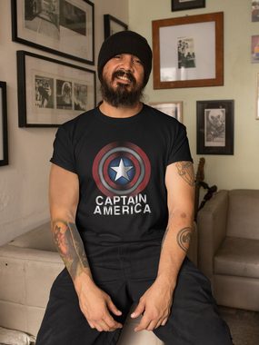 MARVEL T-Shirt Captain America Flash Logo