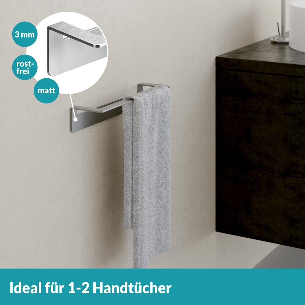 WEISSENSTEIN Handtuchstange ohne Bohren