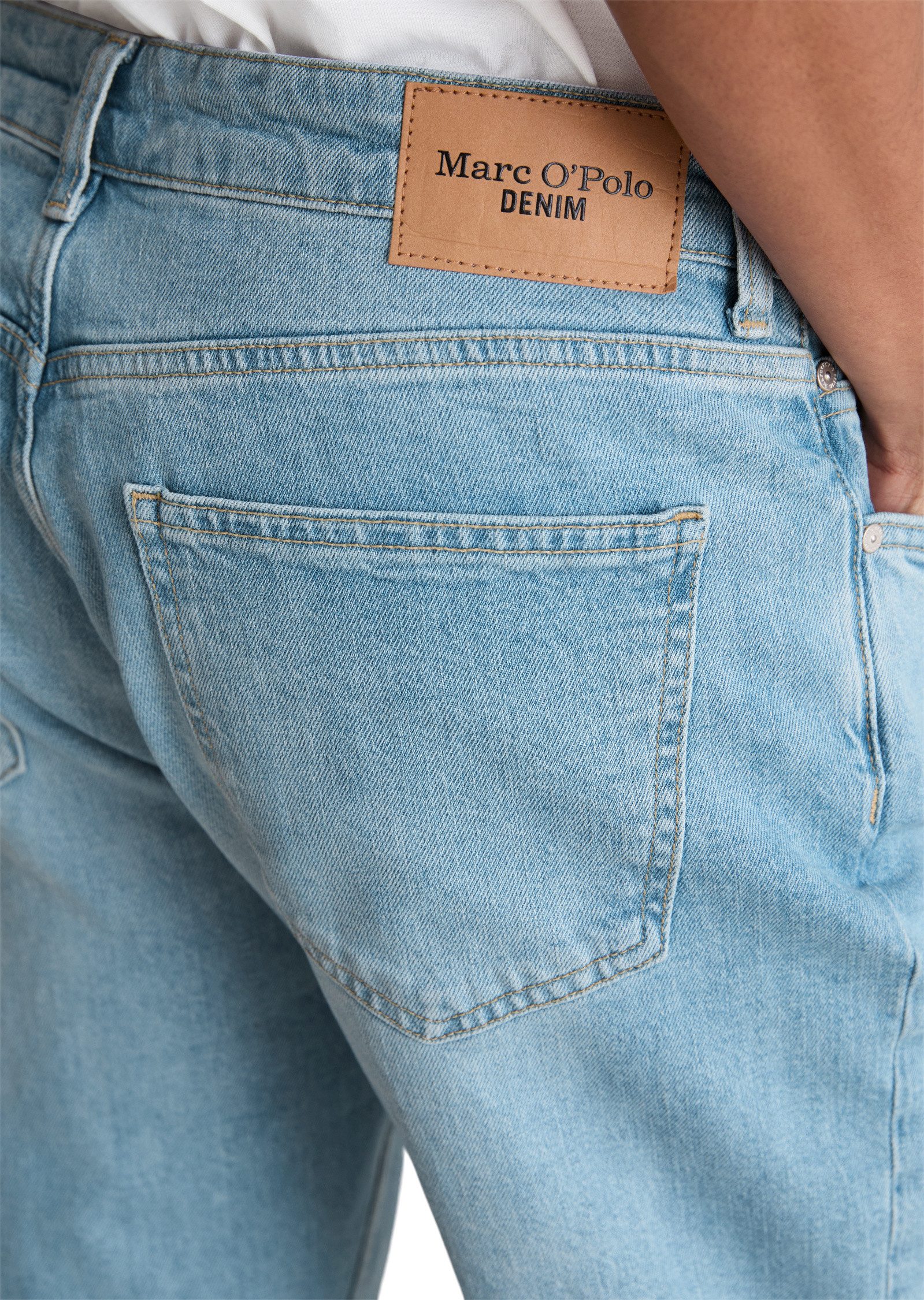 Marc O'Polo DENIM Tapered-fit-Jeans aus Bio-Baumwoll-Mix