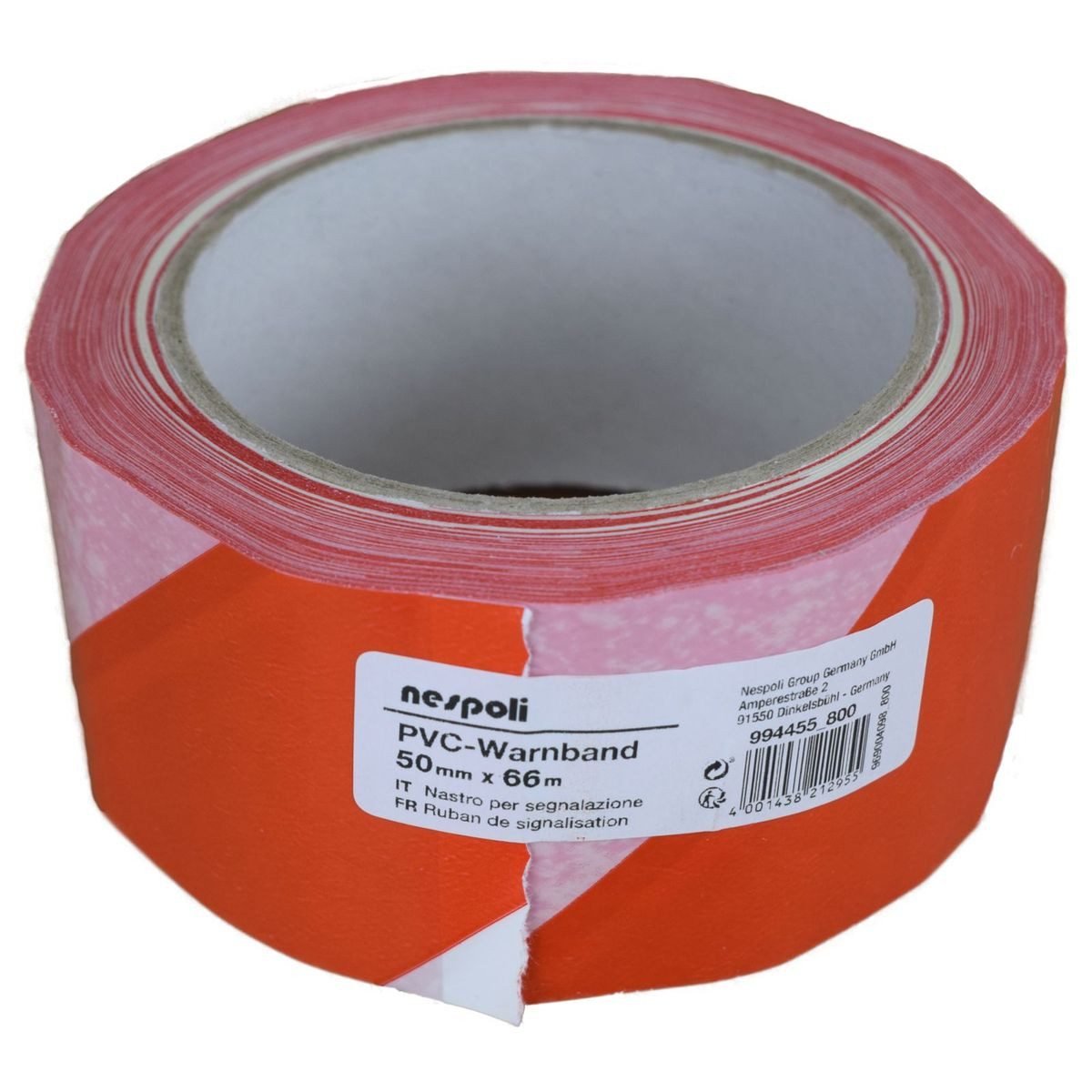 Nespoli Klebeband PVC Warnband selbstklebend Rolle Klebeband