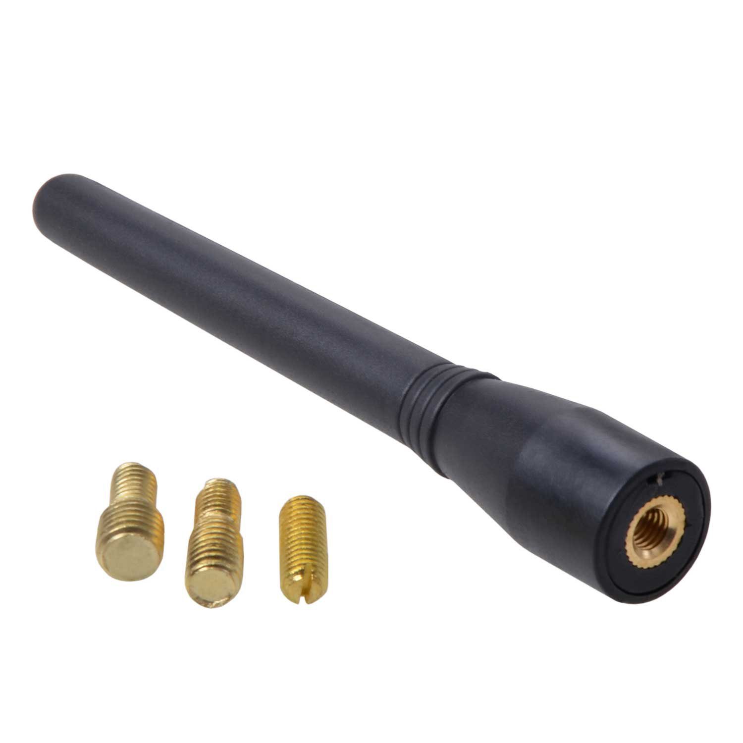 Antenne inkl. Adapter für M5, M6, M7 Gewinde Auto Autoradio-Ersatzantennenstab