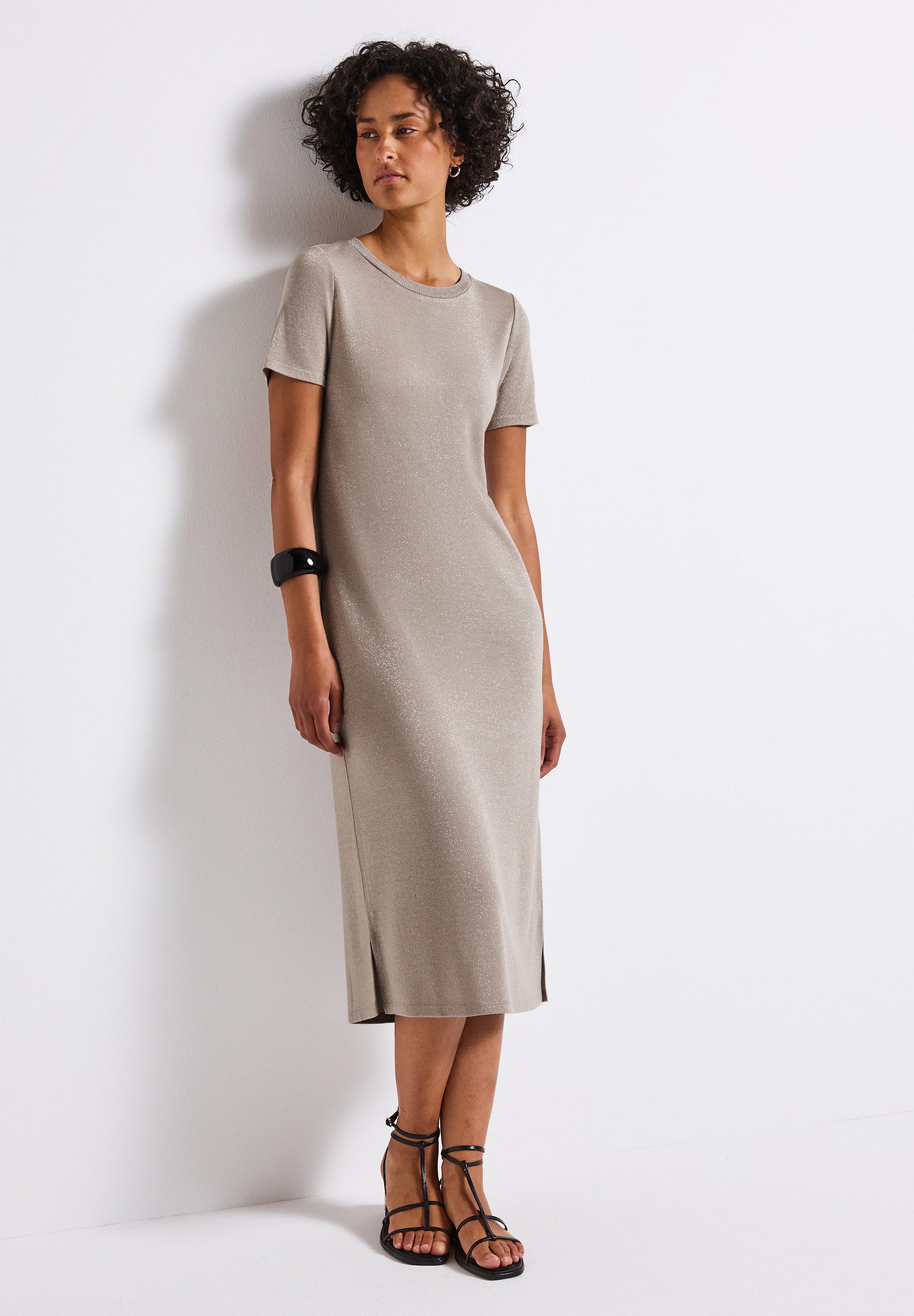 STREET ONE Sommerkleid in Unifarbe