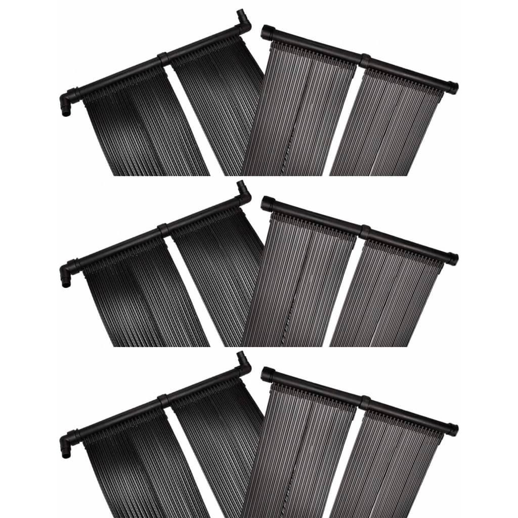 vidaXL Pool-Wärmepumpe 80 x 620 cm Solar-Panel Poolheizung 6 Stk 80x620 cm Solar Poolheizung
