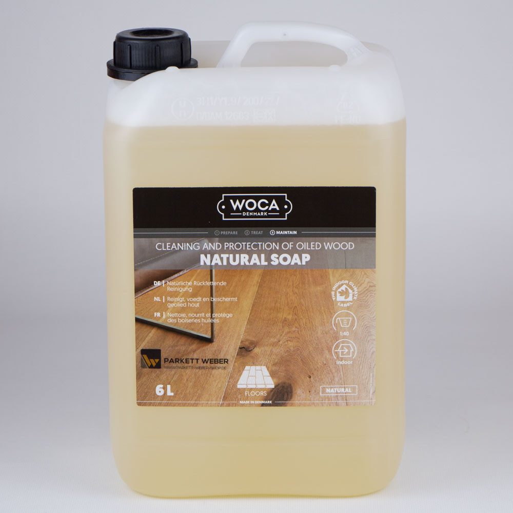 WOCA Woca Holzbodenseife natur - 6 Liter Parkettreiniger
