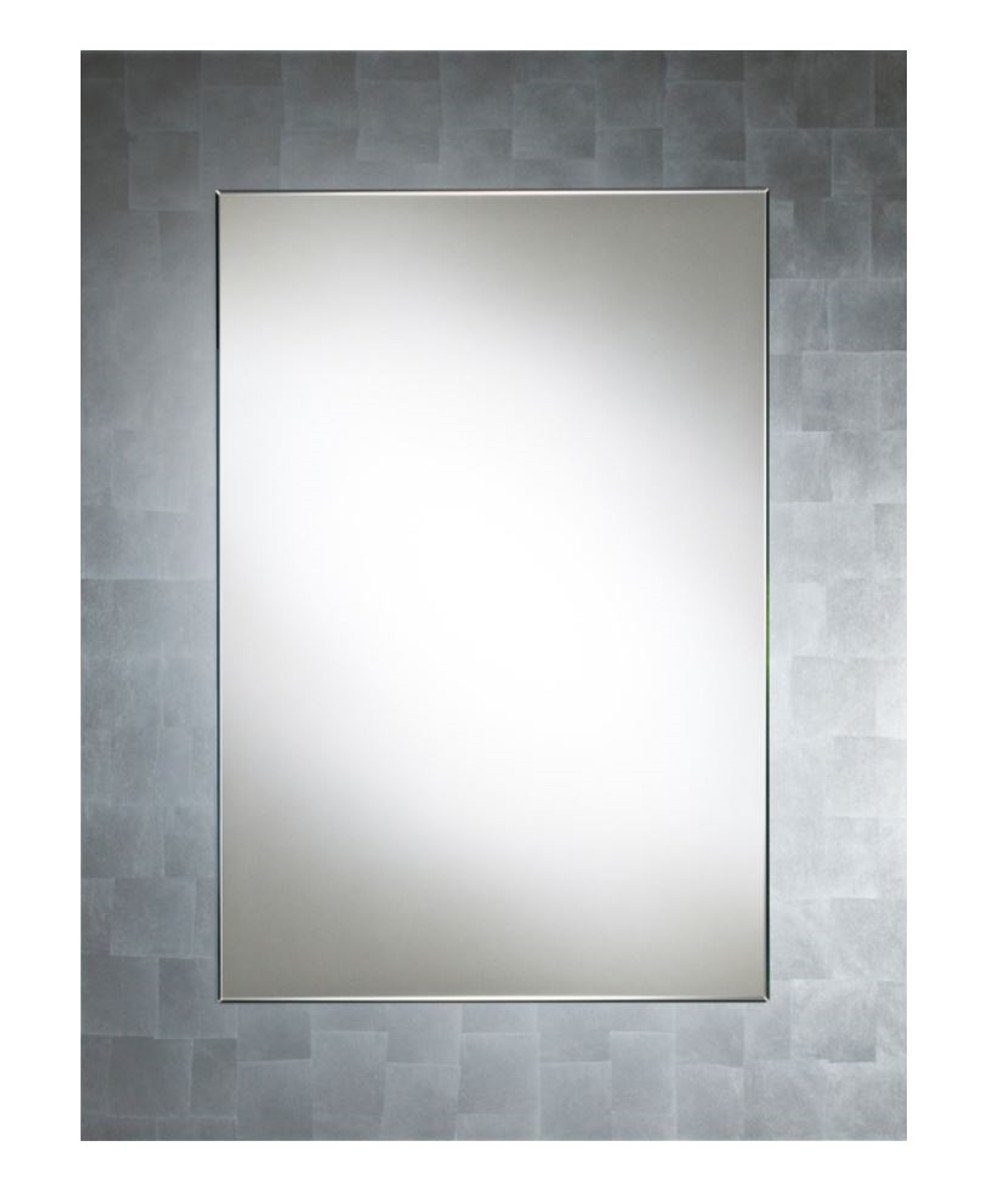 Casa Padrino Spiegel Luxus Spiegel Silber 80 x H. 105 cm - Wohnzimmermöbel | Spiegel
