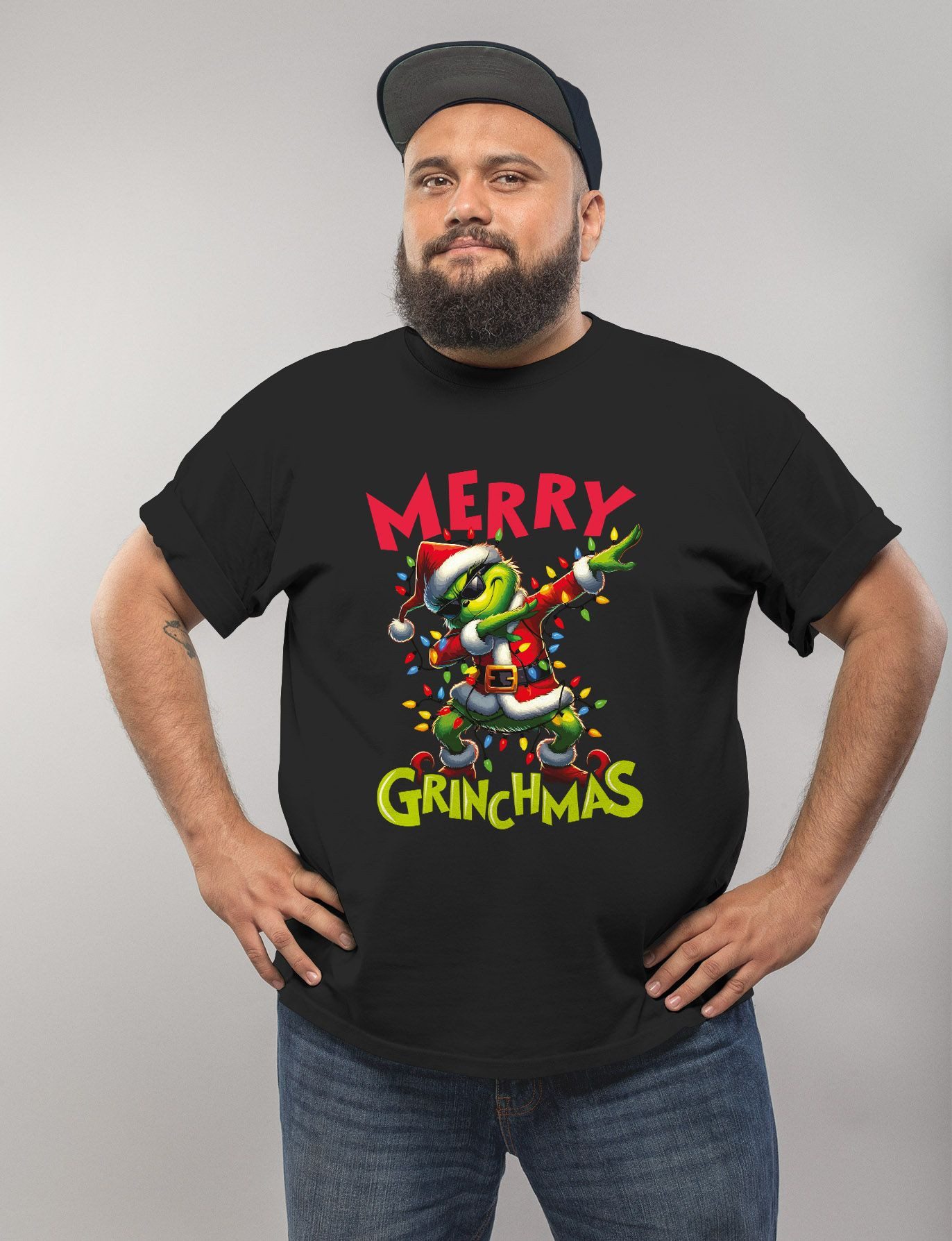 MoonWorks Print-Shirt Herren T-Shirt Weihnachten Weihnachtsshirt günstig online kaufen
