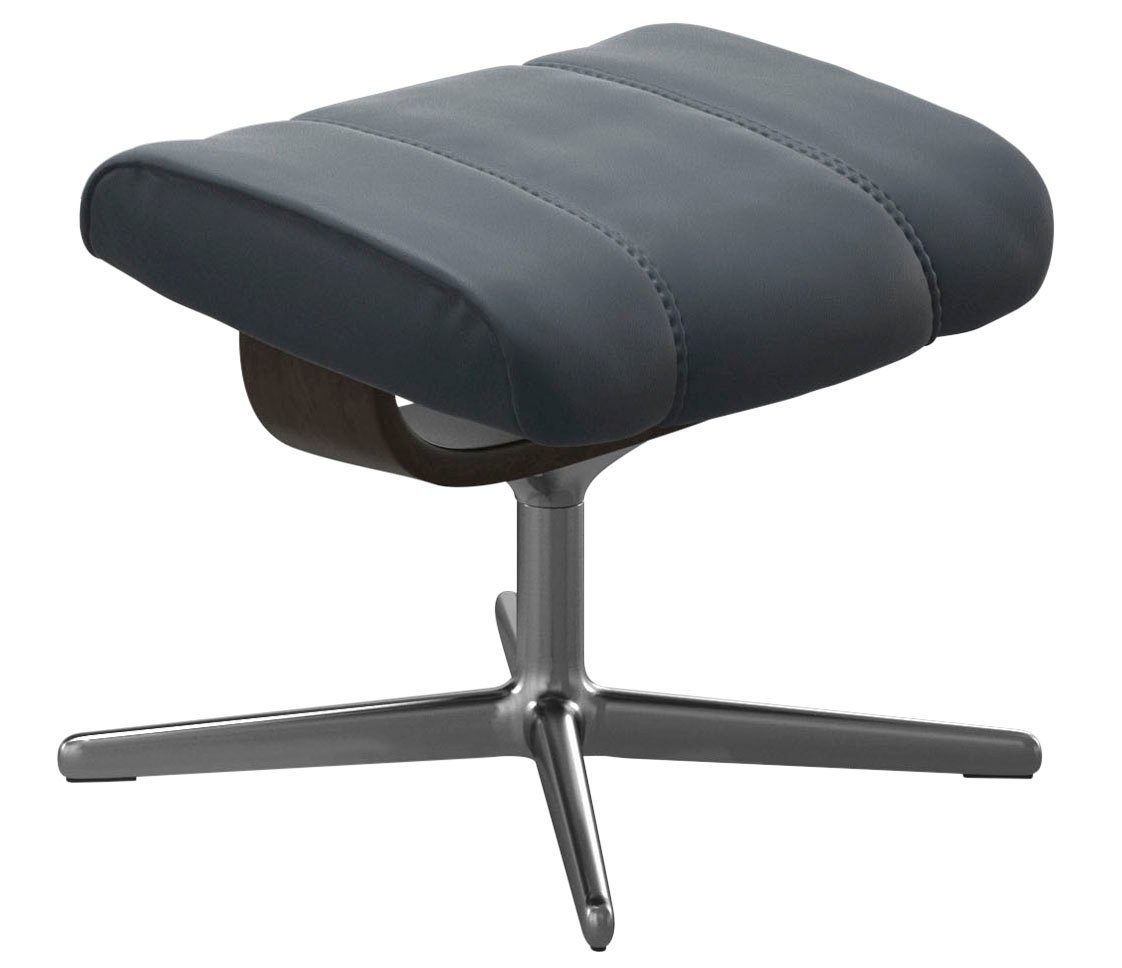 Stressless® Fußhocker Consul, mit Cross Base, Größe S, M & L, Holzakzent Wenge