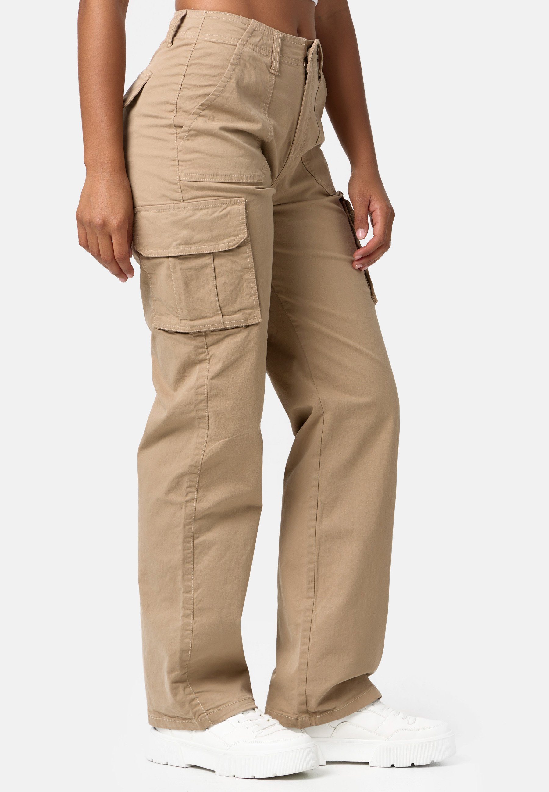 Worldclassca Cargohose Worldclassca Cargohose Hose Beige Freizeithose Cargo Outdoor XXS-L Pants