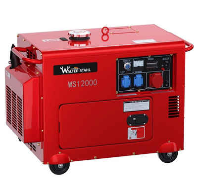 Walter Stahl Stromerzeuger DIESEL Elektrostart KW9500D Stromerzeuger Generator Walter Stahl, (1-tlg)