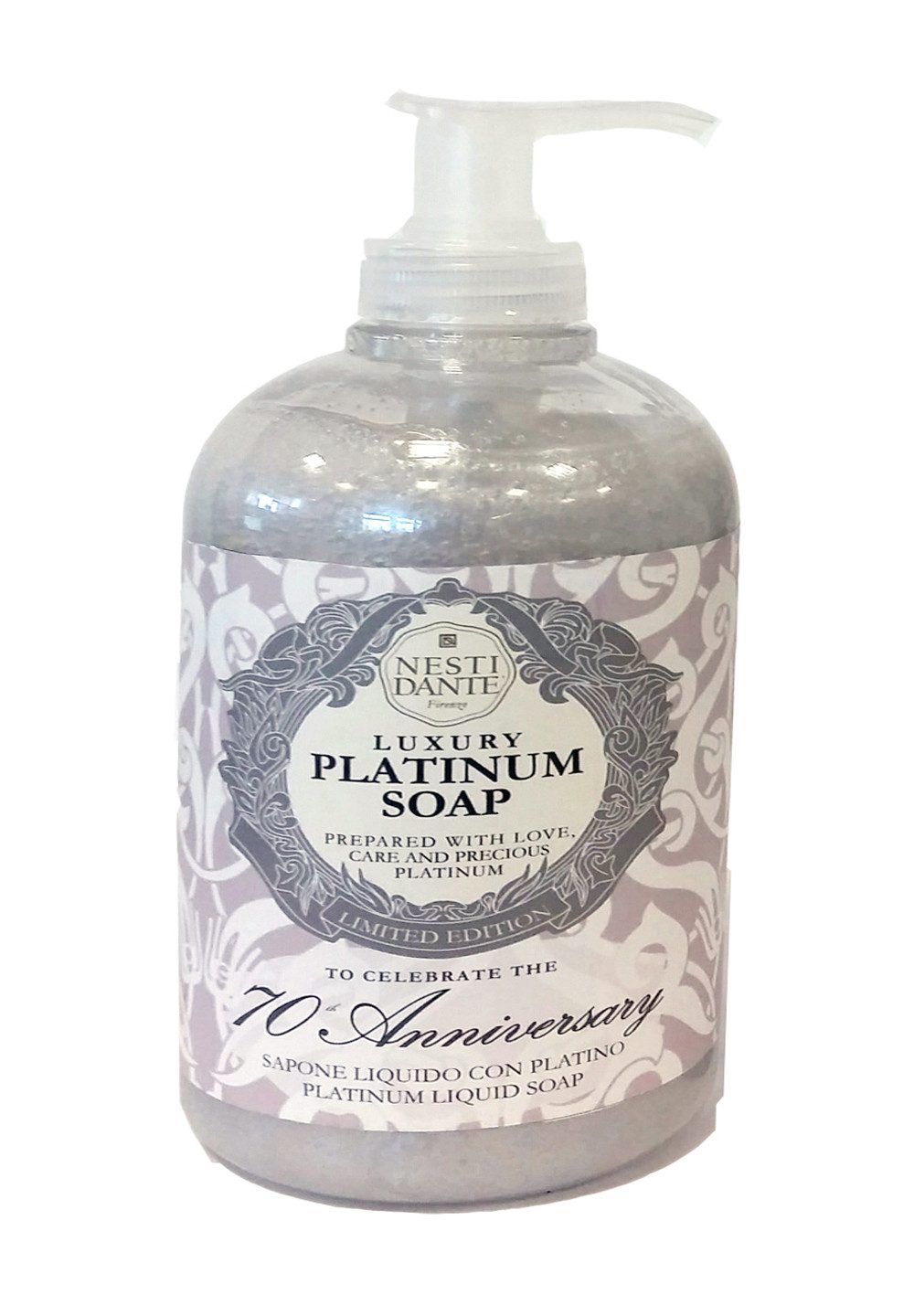 Nesti Dante Flüssigseife Platinium, Liquid Soap 500 ml