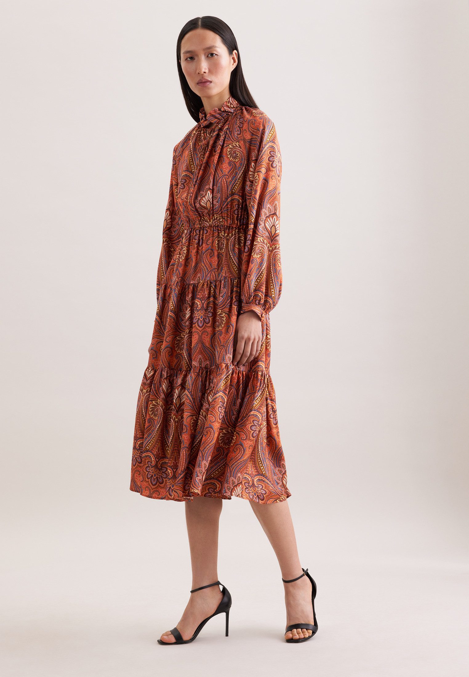 seidensticker Sommerkleid 1/1 Stehkragen Druck