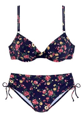 LASCANA Bügel-Bikini mit romantischem Blumendesign