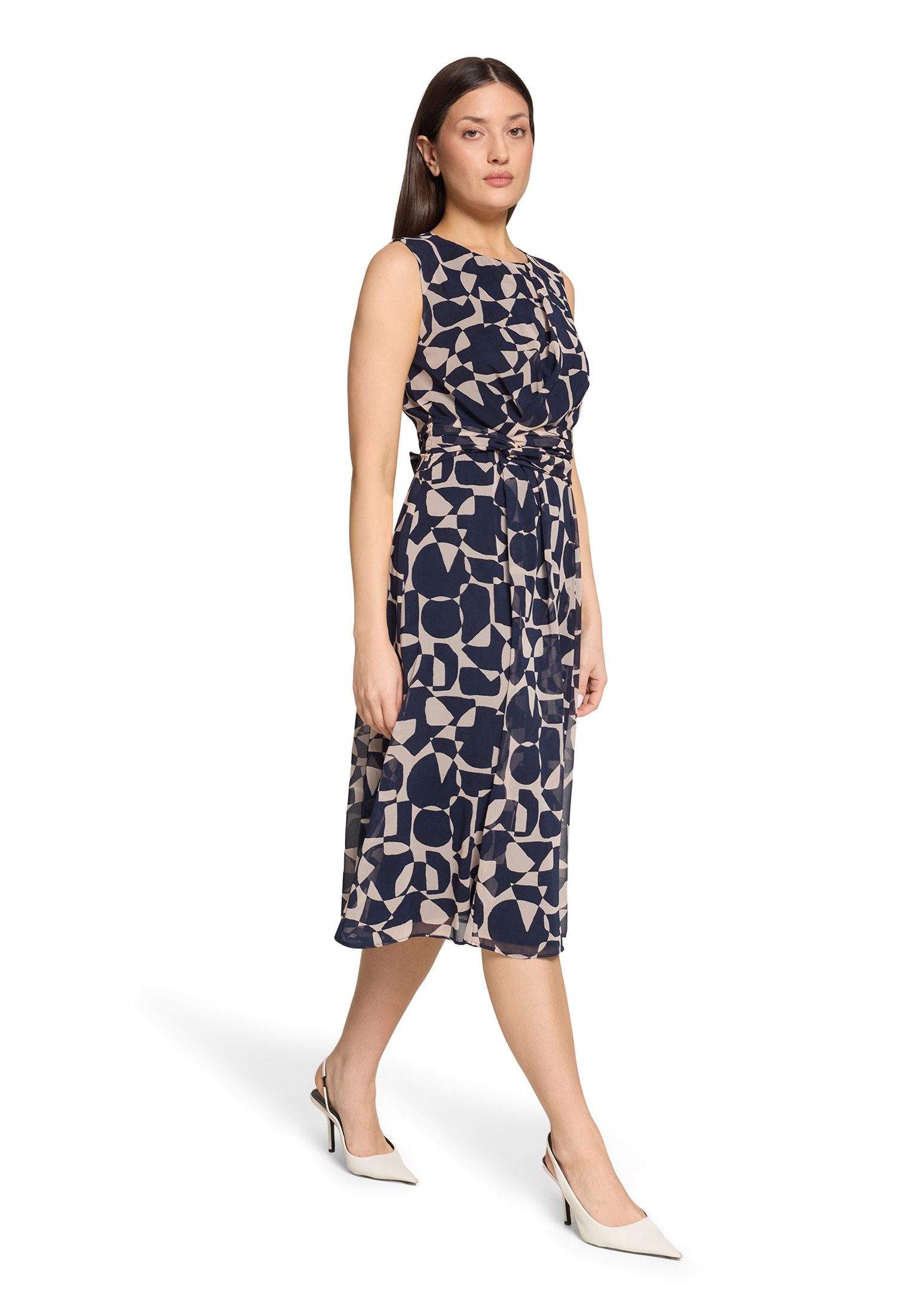 Betty&Co Chiffonkleid Damen ohne Arm