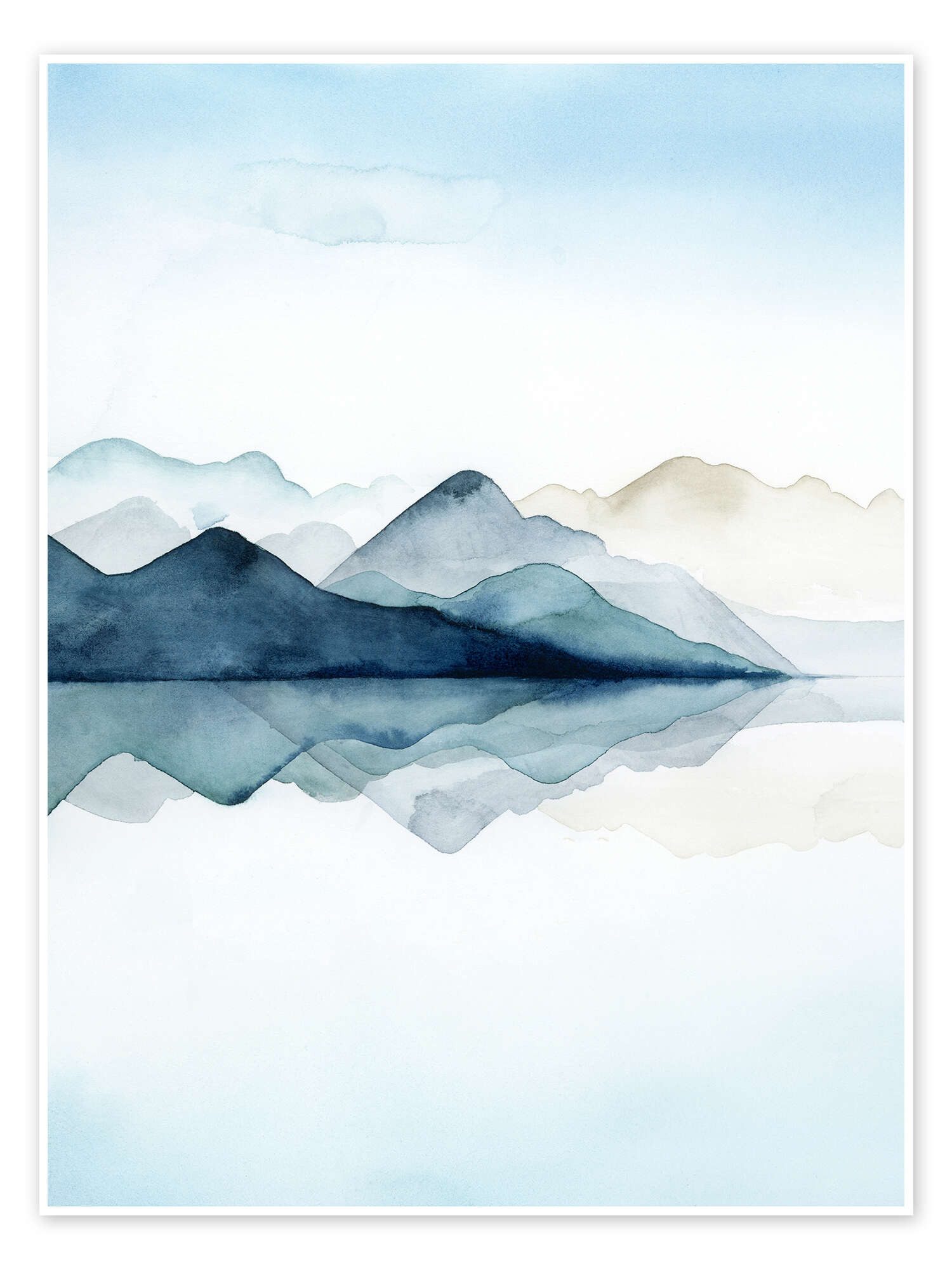 Posterlounge Wandbild Gletscher I, Grace Popp, erhältlich als Poster, Leinwandbild, Wandsticker oder Acrylglasbild