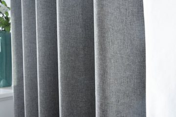 Verdunkelungsvorhang, Gardinenbox, Multifunktionsband (2 St), verdunkelnd, Polyester Viscose, Multibandaufhängung 100% Verdunkelung 2023600-2