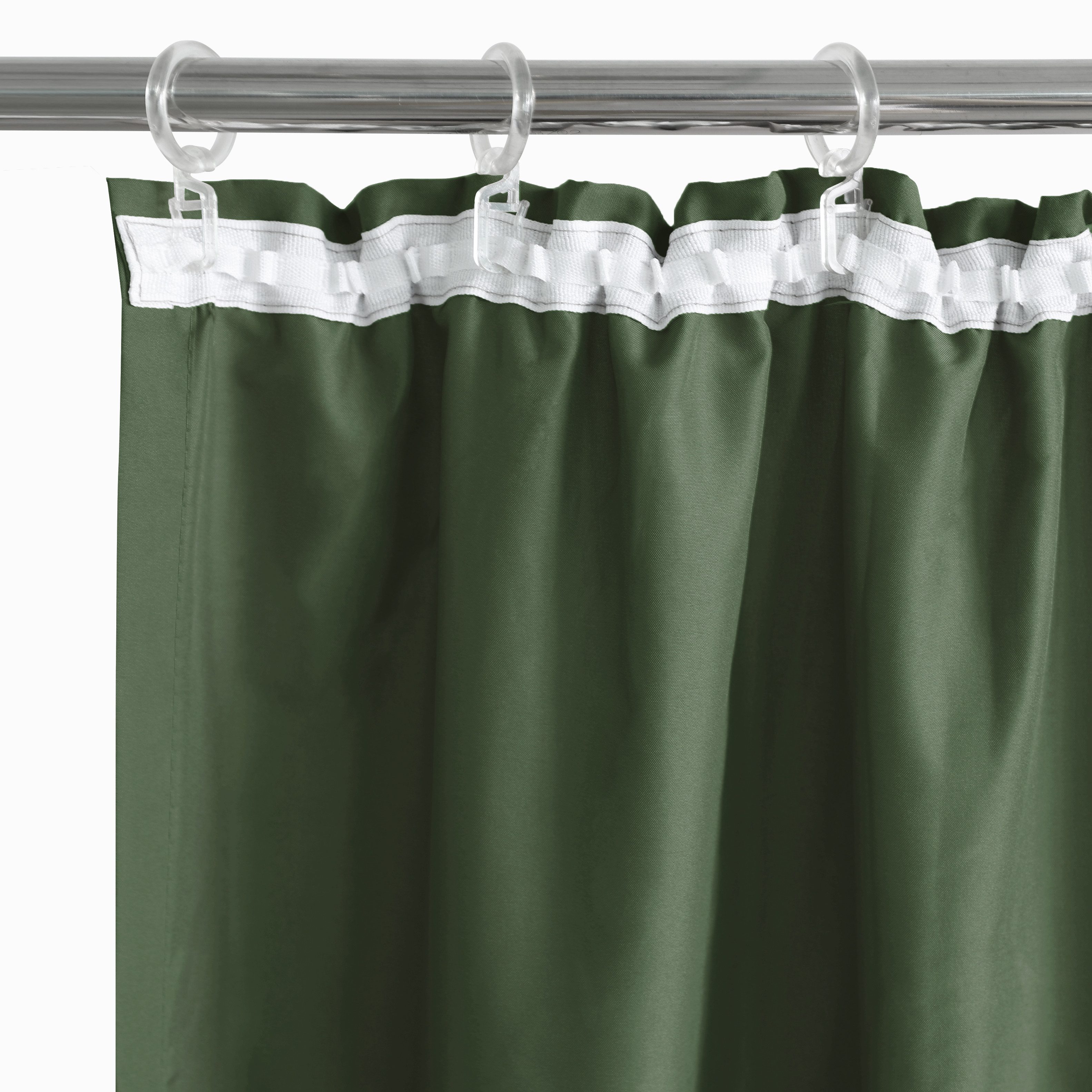 OTTO home Vorhang Parry mit Kräuselband, 2er Set, blickdicht, Topseller (2 St), Kräuselband, blickdicht, Polyester, 2-er Set, blickdicht, monochrom, basic, einf – Bild 4 von 5