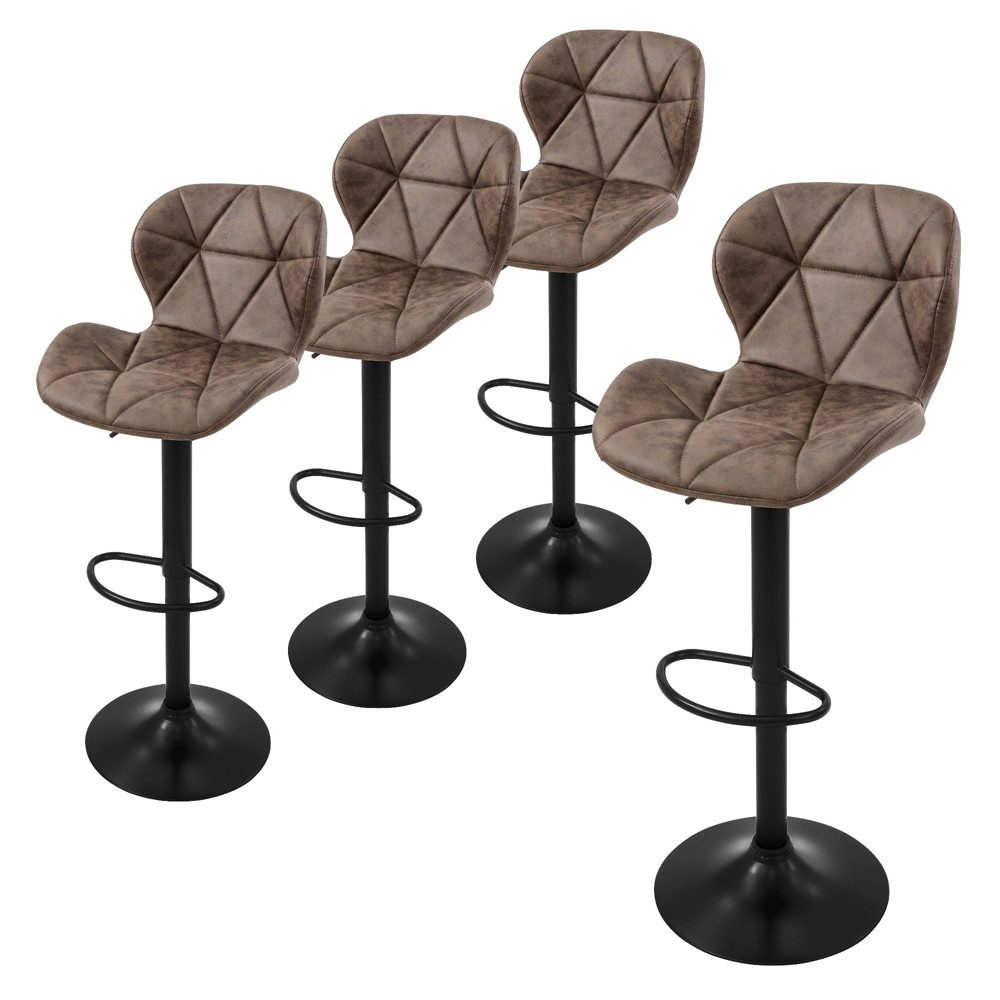ML-DESIGN Barhocker Gepolsterter Barstuhl mit Rückenlehne günstig online kaufen