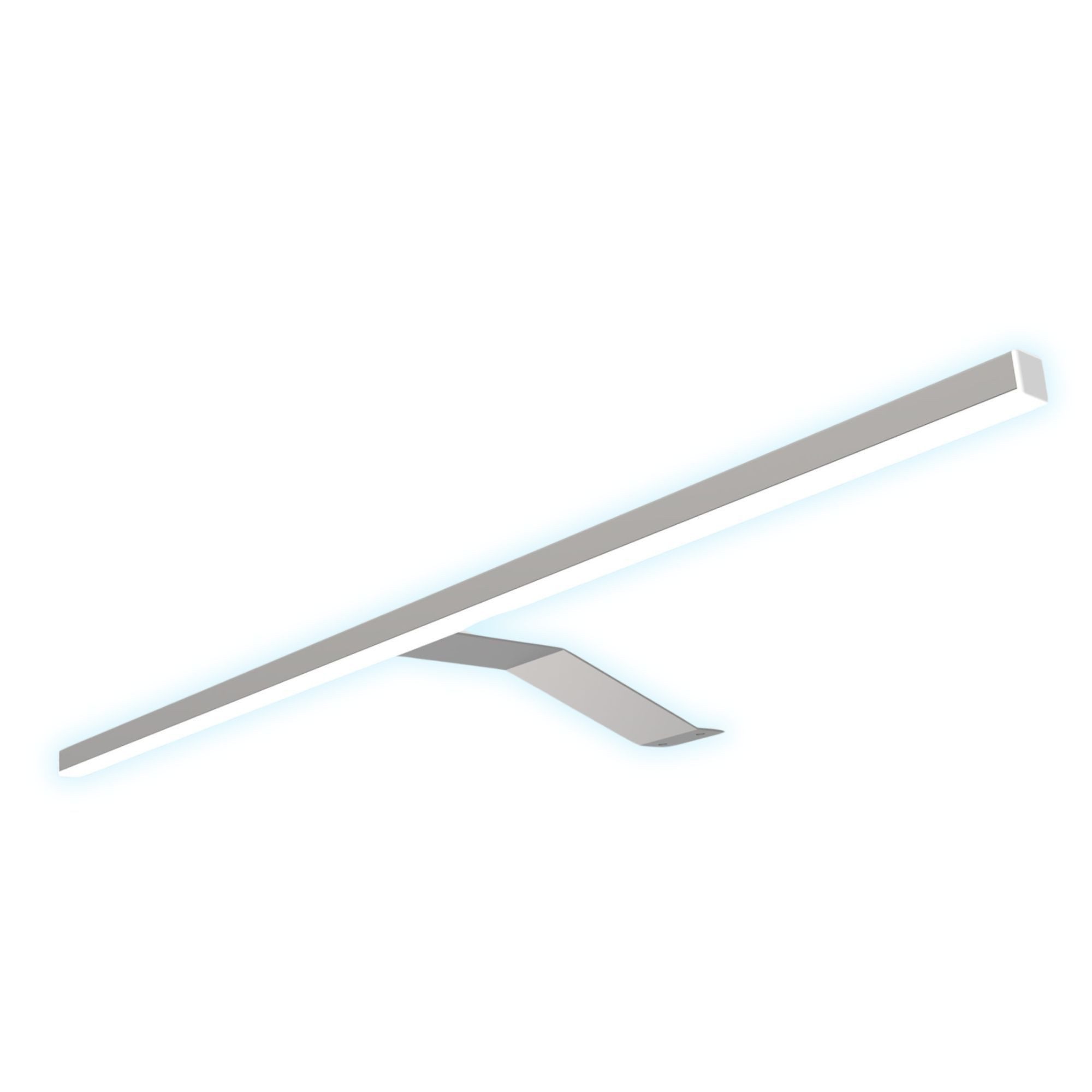 kalb Aufbauleuchte LED Aufbauleuchte Edelstahl warm neutral für Schranklicht Beleuchtung, 1er Set neutralweiß, neutralweiß