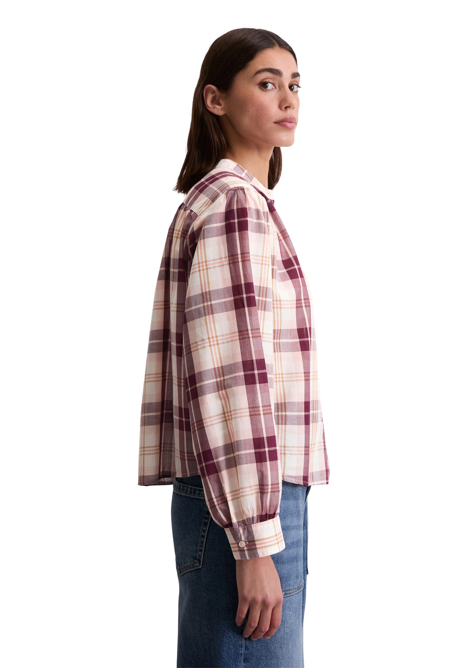 Marc O'Polo Langarmbluse aus leichtem Organic-Cotton-Lyocell-Mix günstig online kaufen