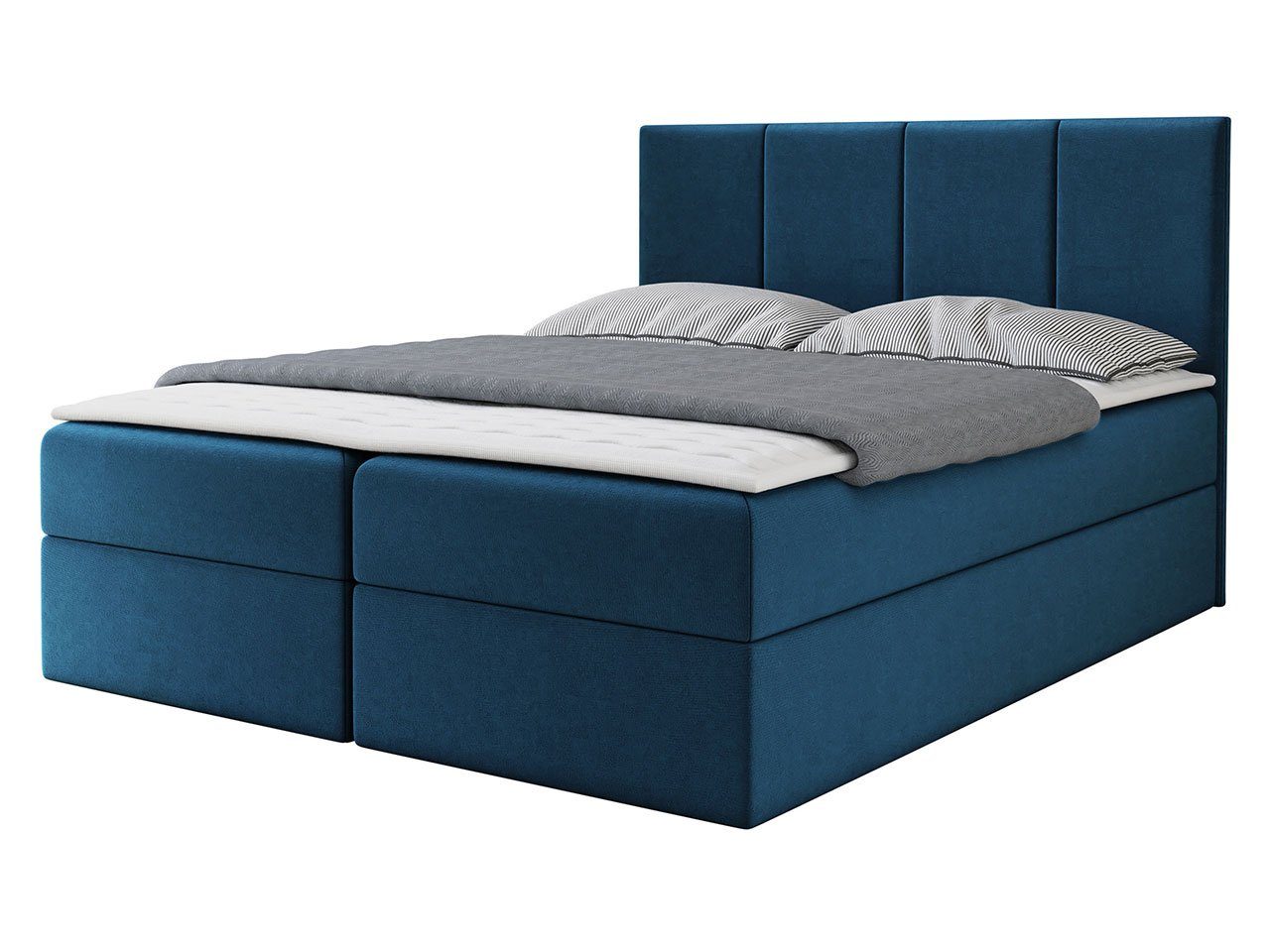 MIRJAN24 Boxspringbett Rebos (Lattenrost, Kopfteil und günstig online kaufen
