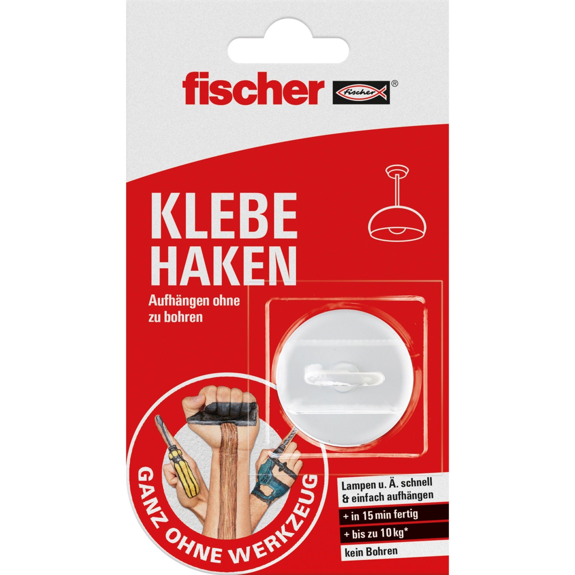 Bauschraube fischer GOW Klebehaken, Haken