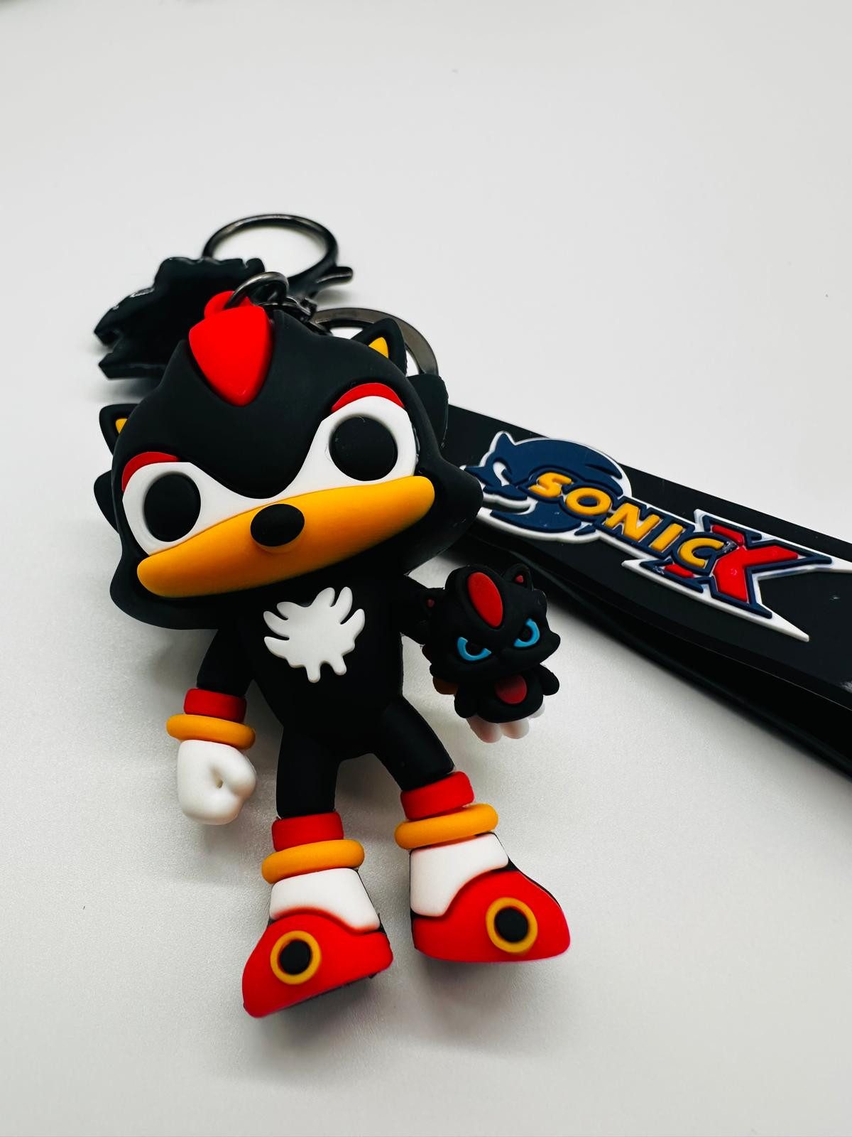 soma Schlüsselanhänger Schlüsselanhänger Sonic the Hedgehog 7cm Geschenk Cartoon schwarz (1-tlg), Schlüsselanhänger Haustierschlüsselanhänger Geschenk Hund Frau – Bild 4 von 5