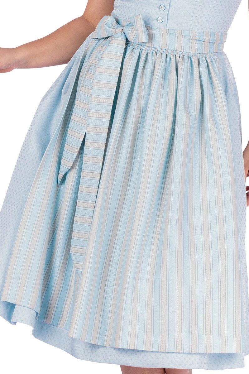 Hammerschmid Dirndl Midi Dirndl 2tlg. - PILLERSEE - eisblau/beige