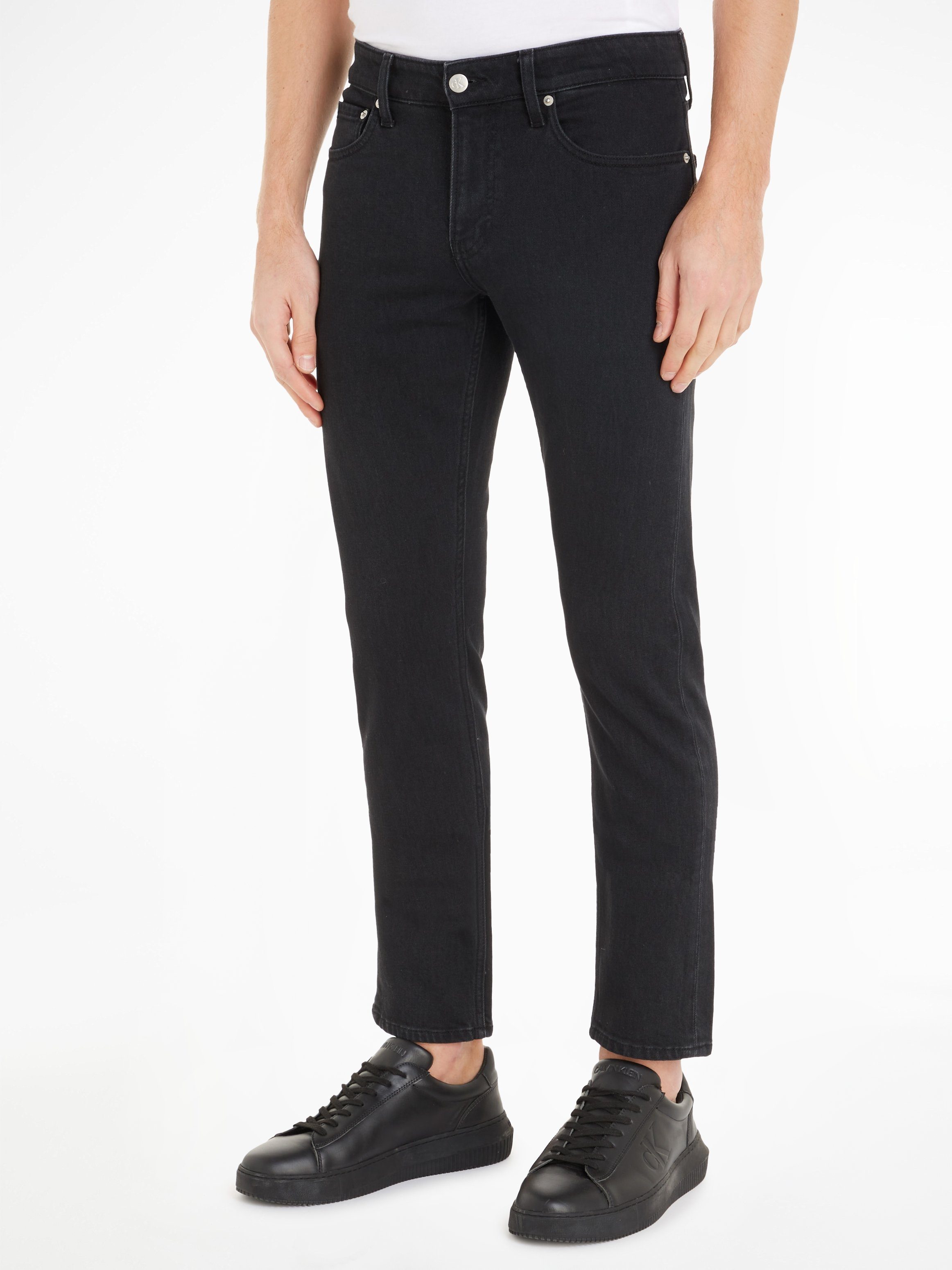 Calvin Klein Jeans Slim-fit-Jeans JeansSLIM NOS Denim Black | Stretchjeans