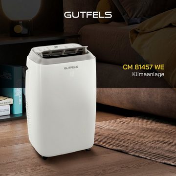 Gutfels 4-in-1-Klimagerät CM 81457 we, Luftkühlung - Entfeuchtung - Heizen, geeignet für 45 m² Räume