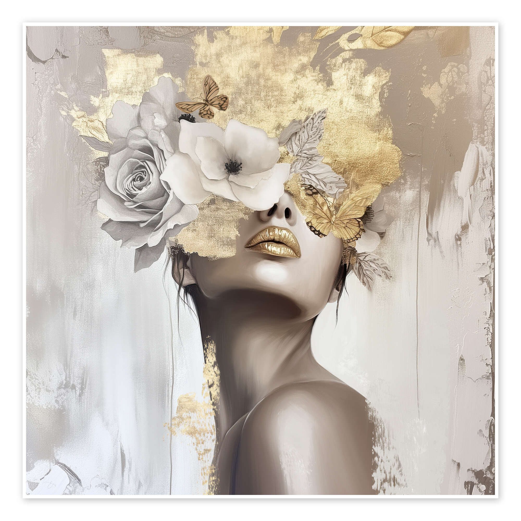 Posterlounge Poster Bella Eve, Butterflower, Modern günstig online kaufen