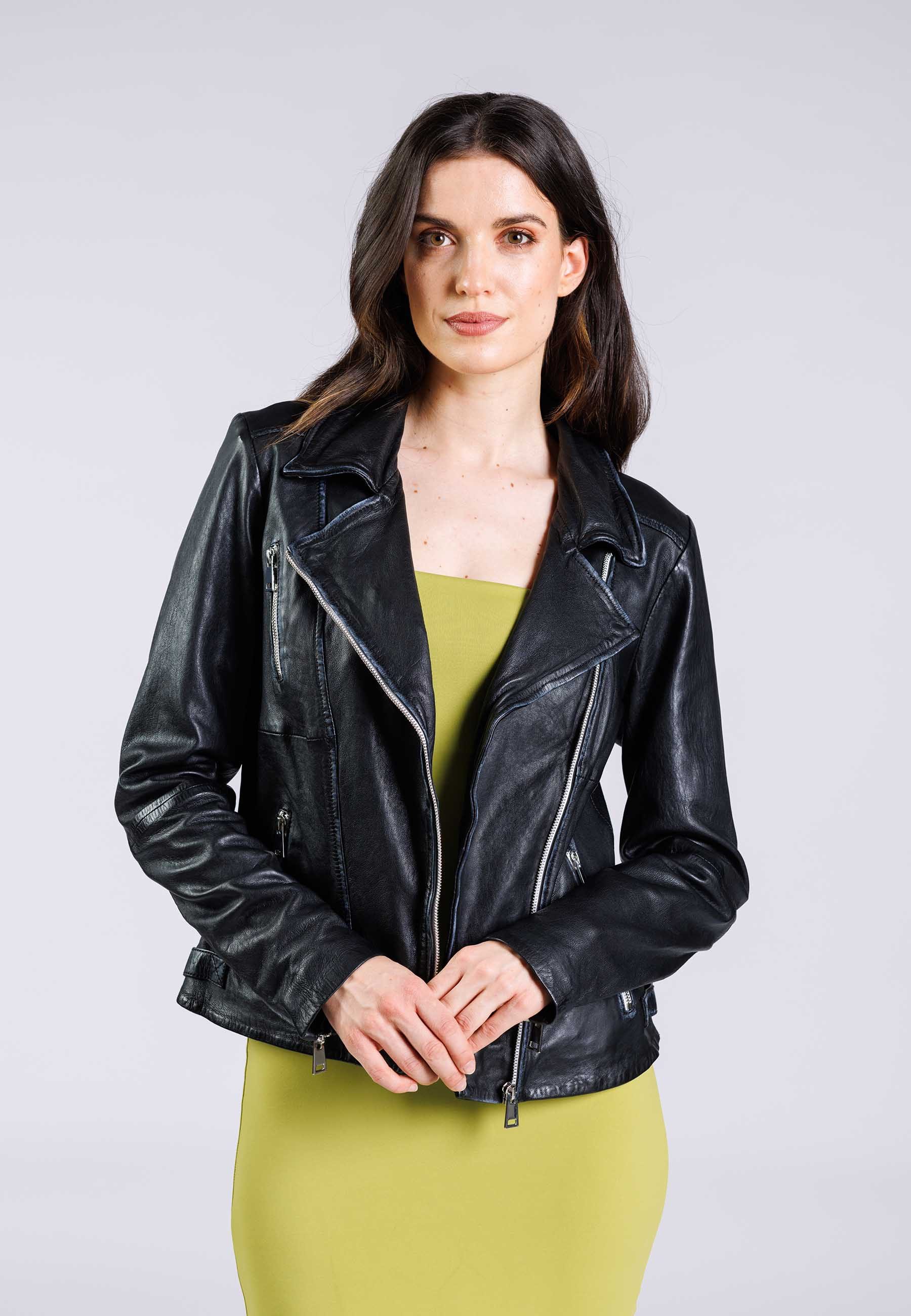 Freaky Nation Lederjacke Biker Princess SC