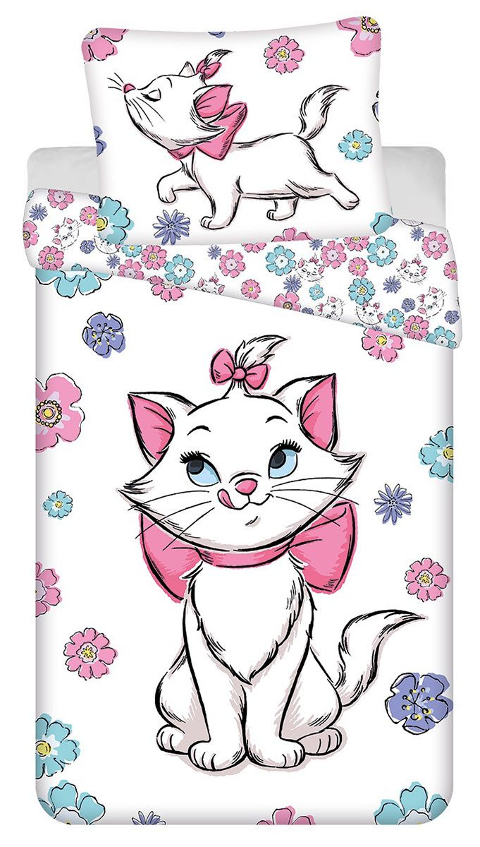 Disney Kinderbettwäsche Marie Cat, Renforcé, 2 teilig