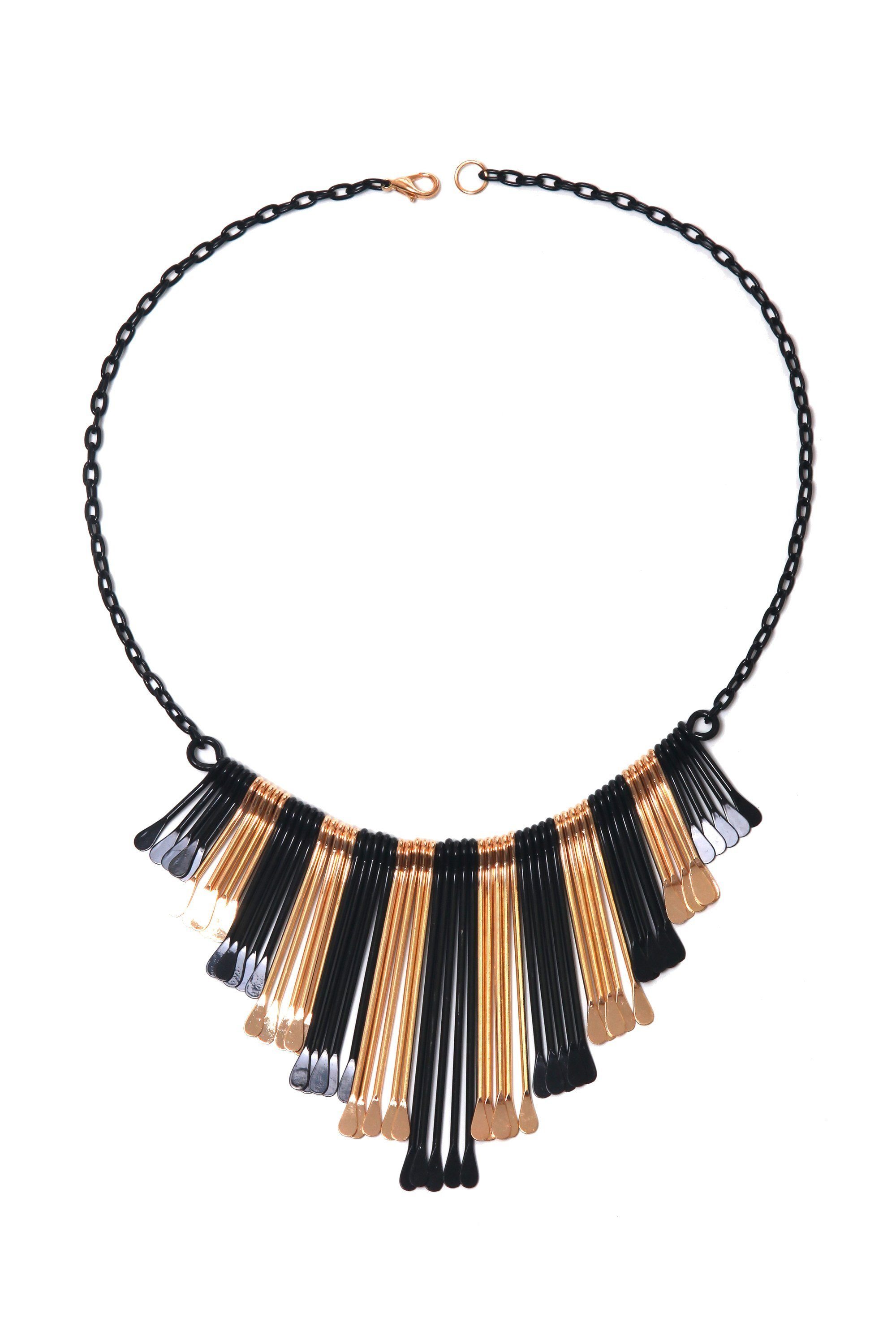 COLLEZIONE ALESSANDRO Statementkette Ulla, mit Metallstäben