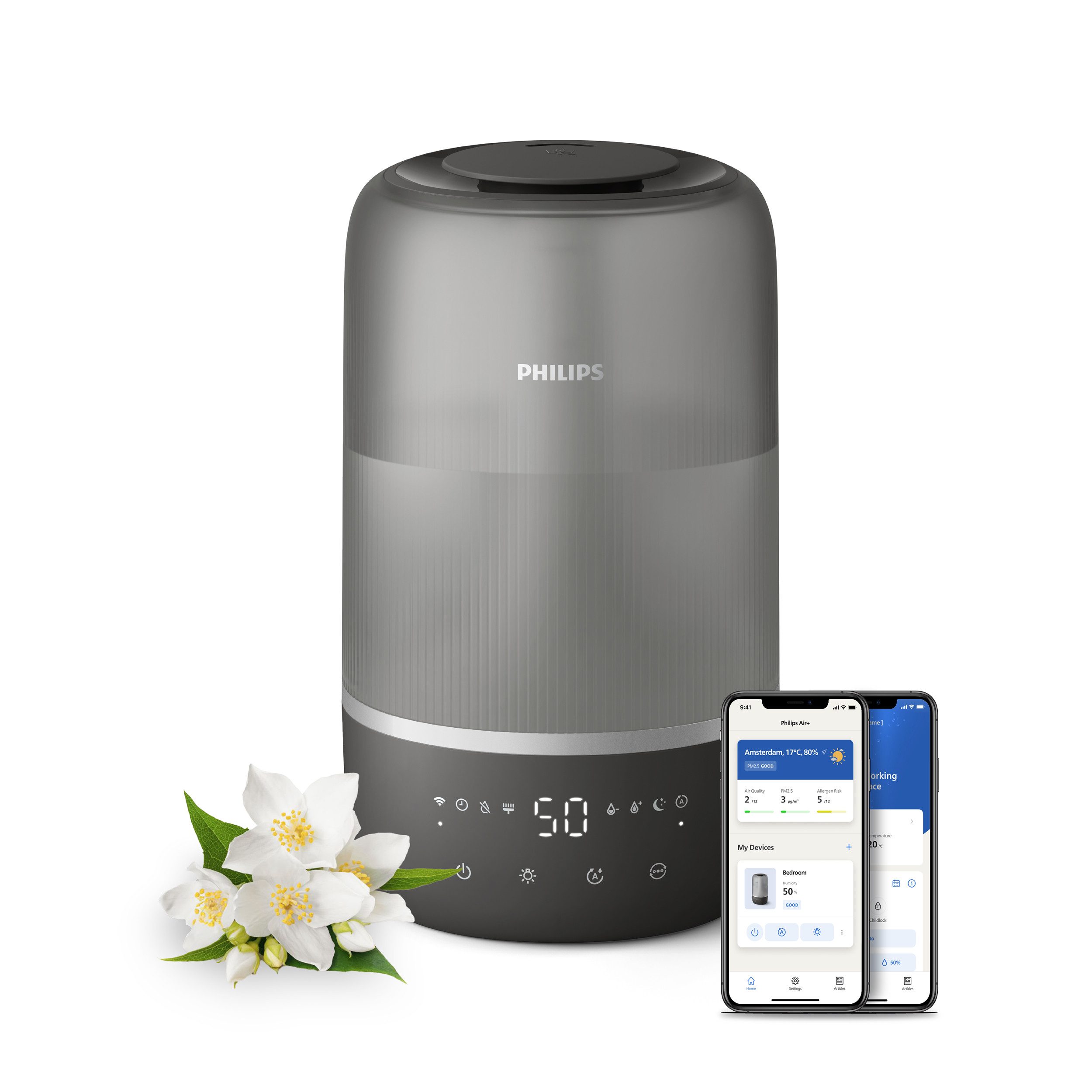 Philips Luftbefeuchter HU1510 1000 Series, ultraschall, günstig online kaufen